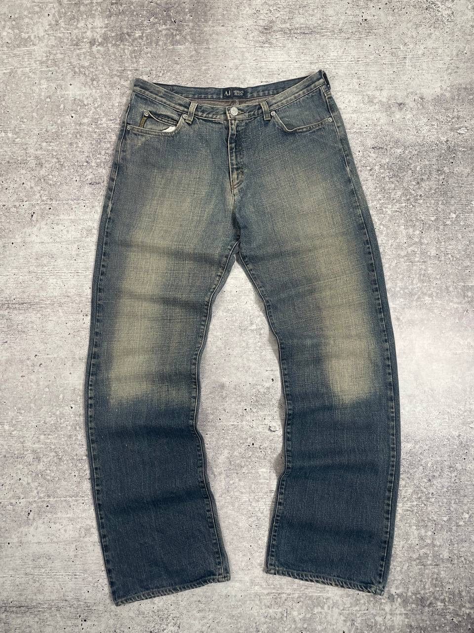 Armani Vintage Armani Jeans Faded Relaxed Fit Denim Y2K Size US 32 / EU 48 - 4 Thumbnail