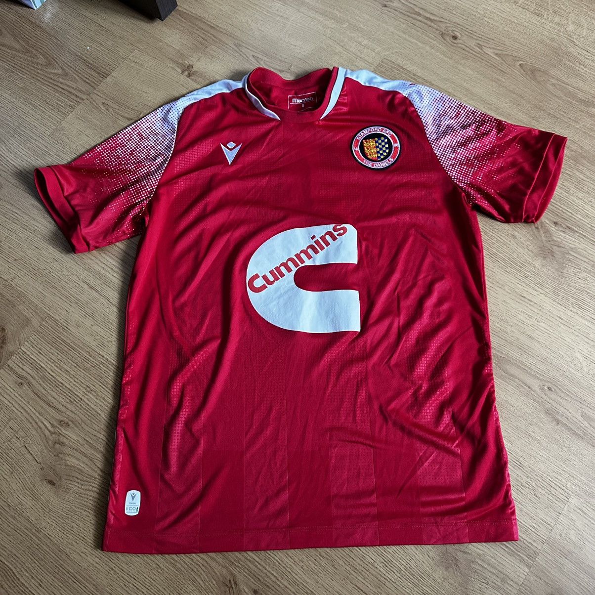 Macron Stamford AFC FOOTBALL SHIRT SOCCER JERSEY Size US S / EU 44-46 / 1 - 1 Thumbnail