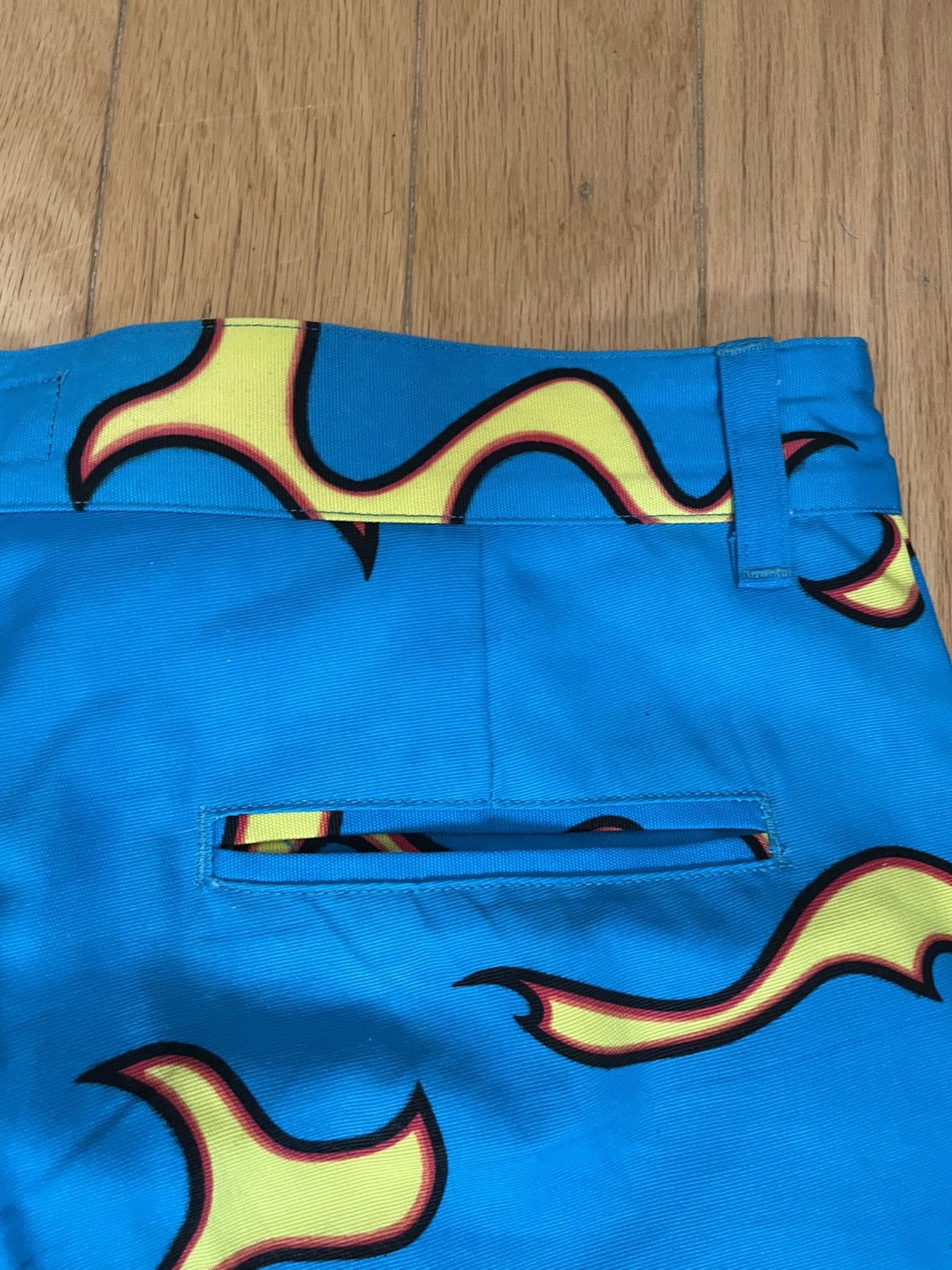 Golf Wang × Tyler The Creator Golf Wang Blue Flame Chino Pants Rare Size 34 Size US 34 / EU 50 - 9 Thumbnail