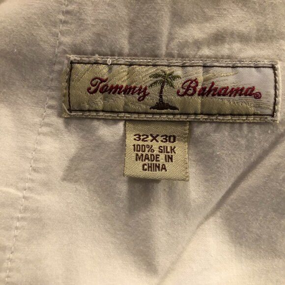 Tommy Bahama tommy Bahama men's beige silk casual pants 32/28 Size US 32 / EU 48 - 4 Thumbnail