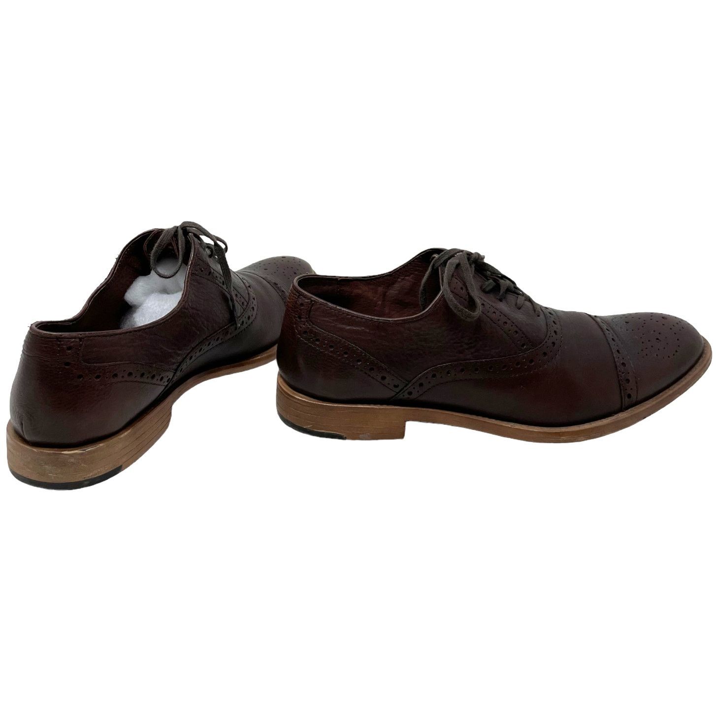 Aston Grey Aston Grey Brown Crocket Leather Oxfords men shoes Size 8 Size US 8 / EU 41 - 6 Thumbnail