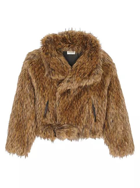 Saint Laurent Paris o1bcso1str1124 Fur Jacket in Brown Size US M / EU 48-50 / 2 - 1 Thumbnail
