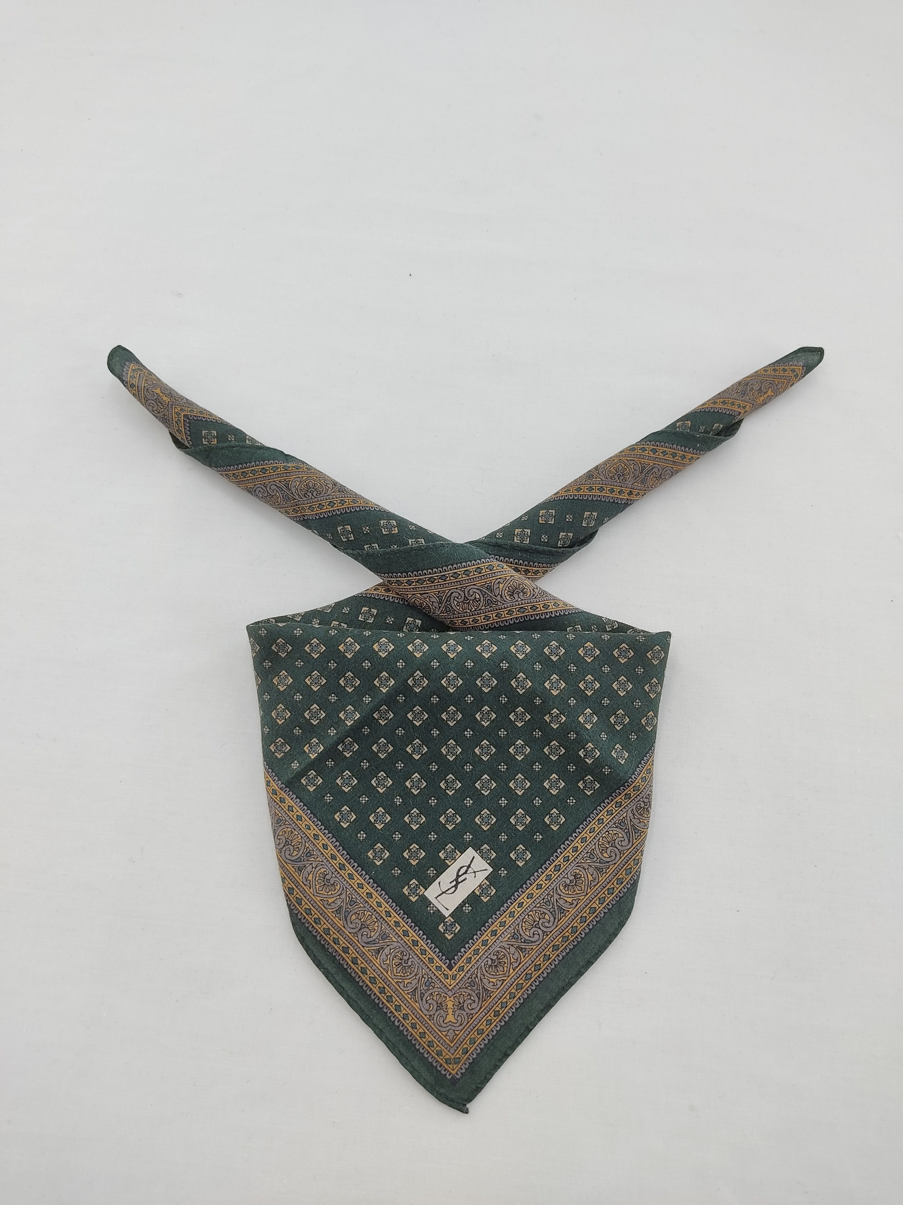 Vintage × Yves Saint Laurent Vintage Yves Saint Laurent Handkerchief / Neckwear / Bandana Size ONE SIZE - 1 Thumbnail