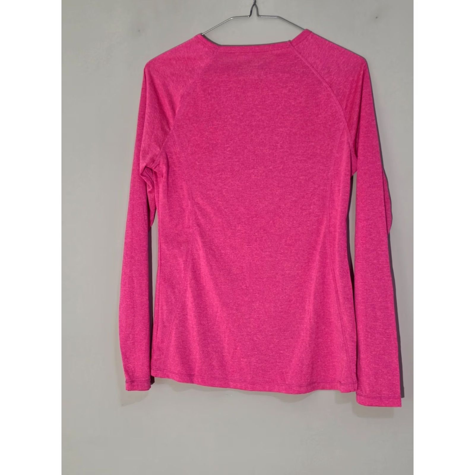 Layer 8 Layer 8 Performance T-Shirt Women's S Pink Polyester Qwick-Dry Long Sleeve Crew Neck Pullover Top Activewear Size S / US 4 / IT 40 - 6 Thumbnail