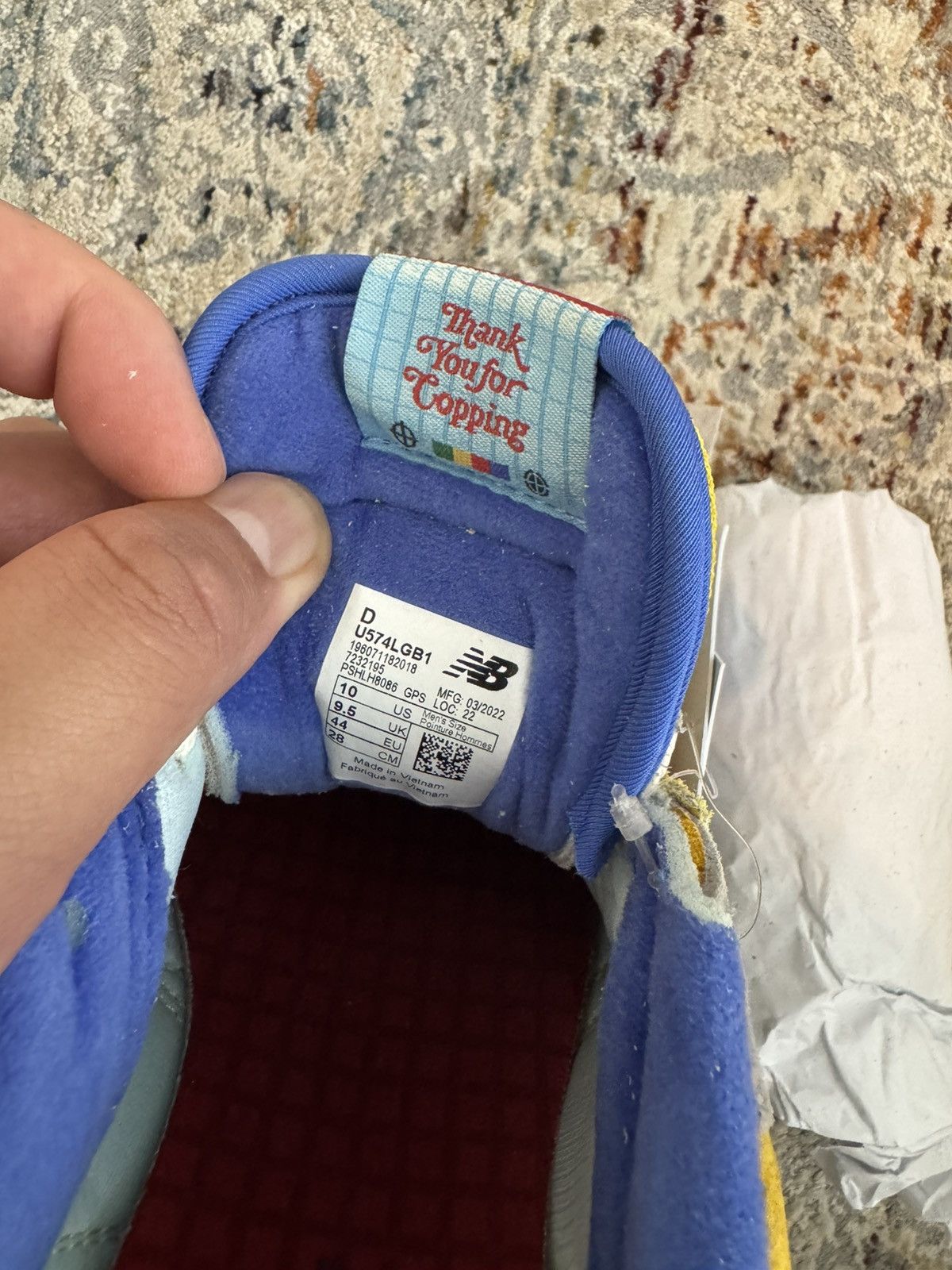Bodega × New Balance NEW BALANCE BODEGA X 574 LEGACY 'ARRIVAL' Size US 10 / EU 43 - 3 Thumbnail