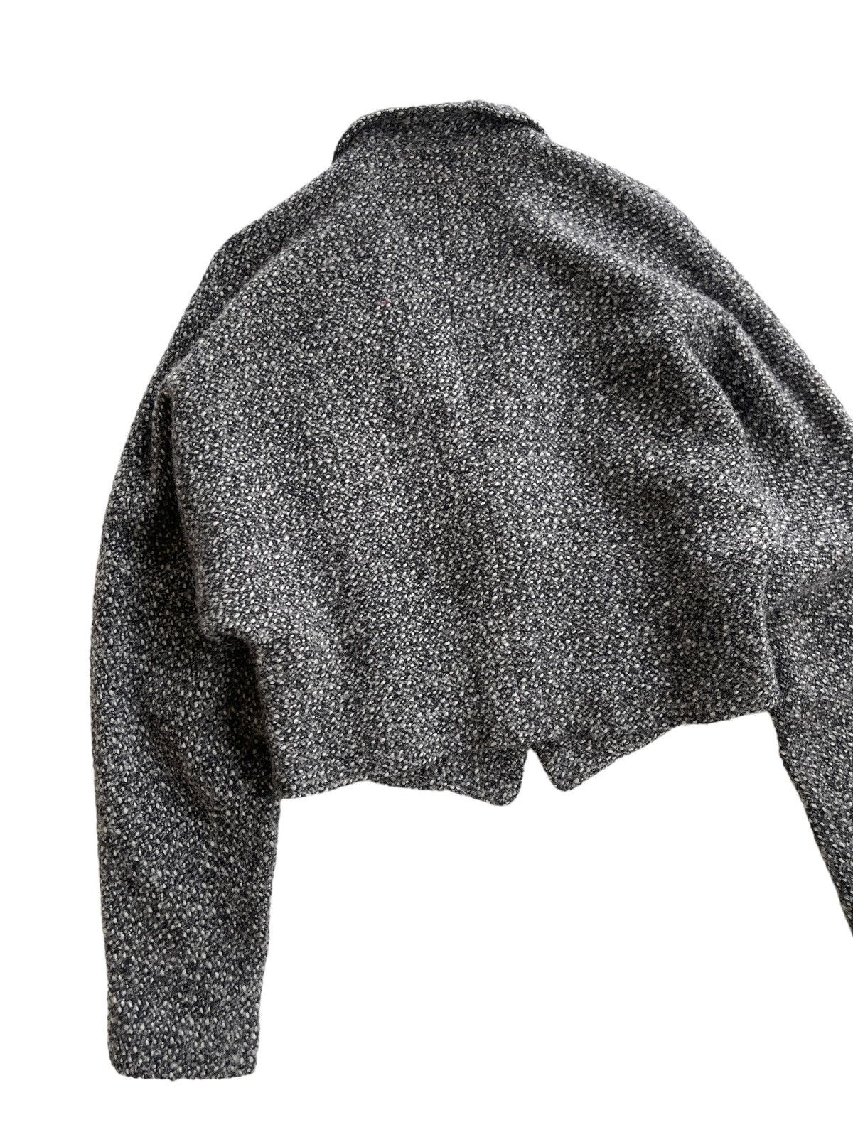 Japanese Brand Gres Wool Cropped Batwing Jacket France Size M / US 6-8 / IT 42-44 - 5 Thumbnail