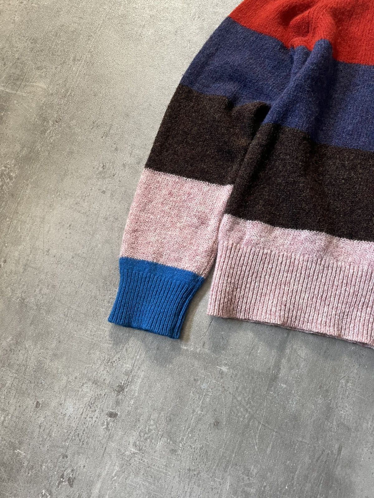 Acne Studios Acne Studios Kai B striped wool multicolor sweater Size US L / EU 52-54 / 3 - 2 Thumbnail