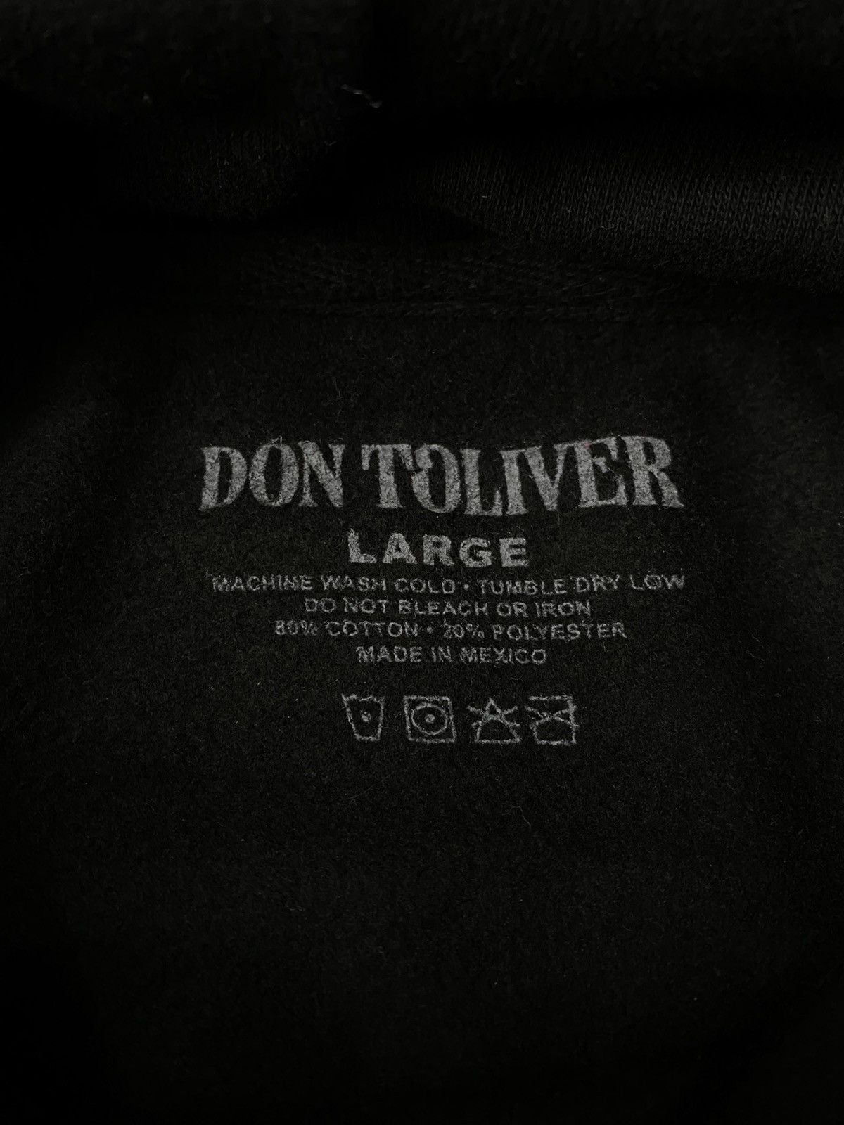 Band Tees DON TOLIVER HOODIE. Size US L / EU 52-54 / 3 - 12 Thumbnail