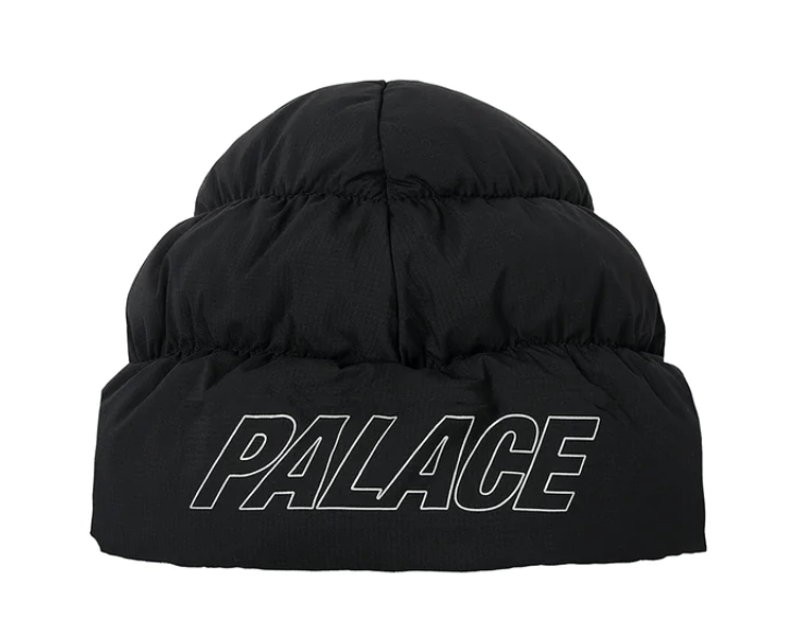 (s/m) Palace pertex puffa beanie black