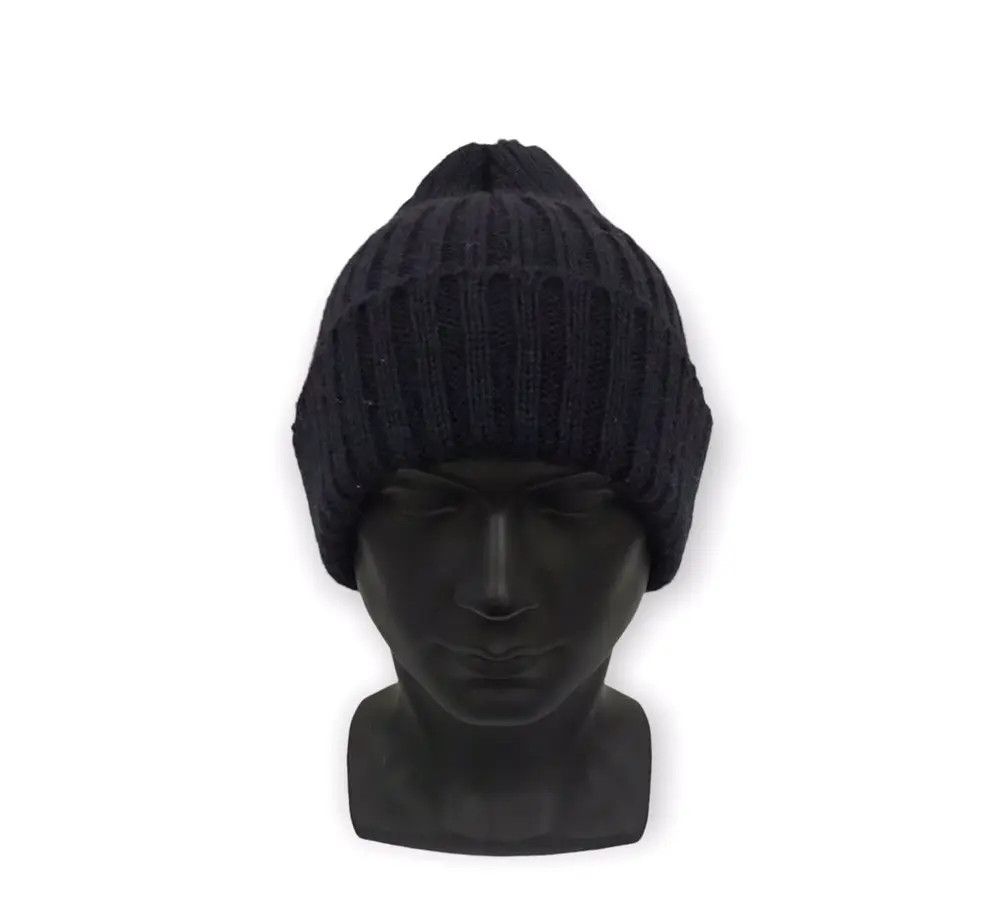 Vintage British Wool Plain Beanie Hat Size ONE SIZE - 1 Thumbnail
