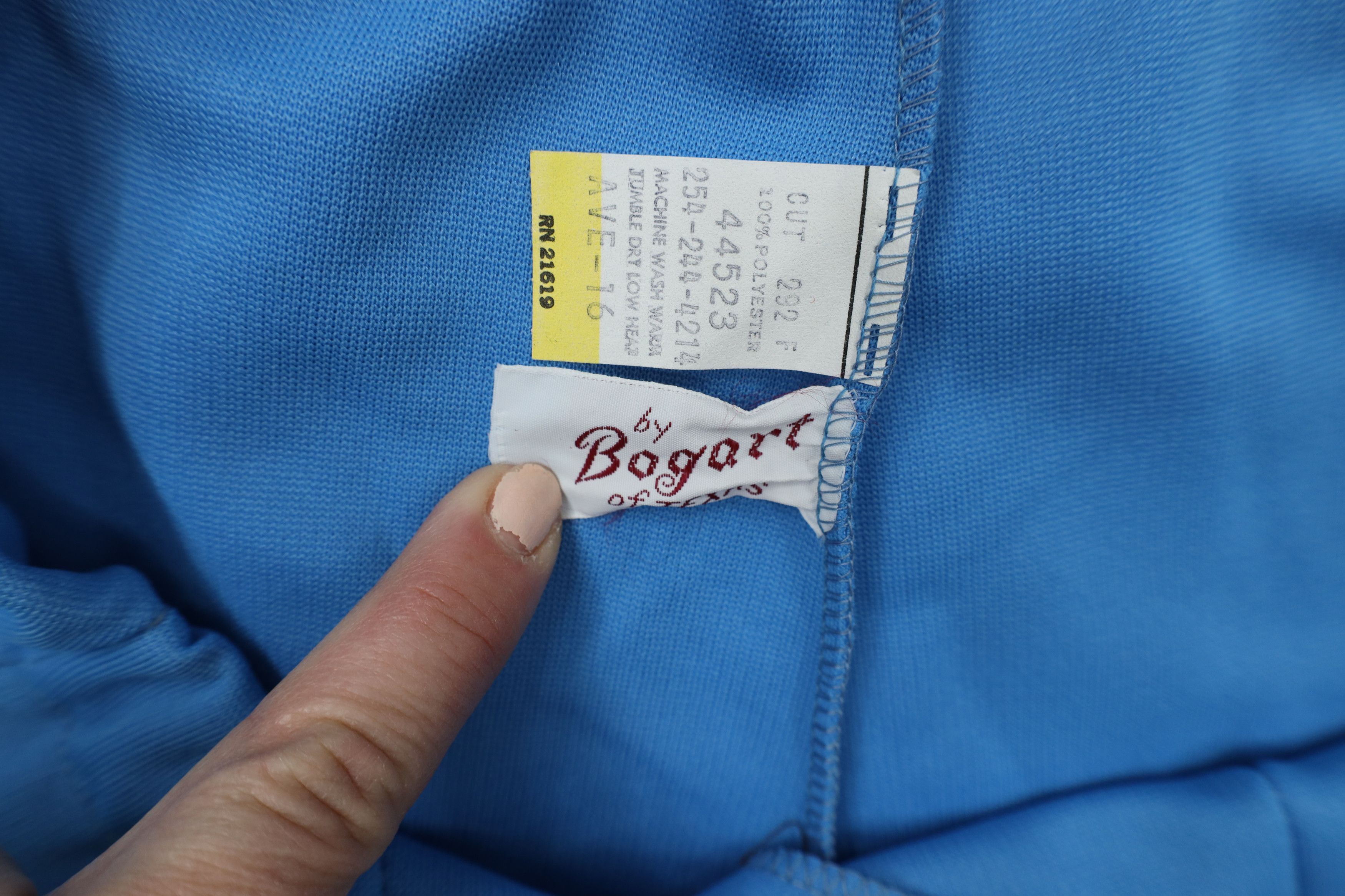 Vintage Vintage 70s Streetwear Bell Bottoms Pants Light Blue USA Size 38" / US 16 / IT 52 - 7 Thumbnail