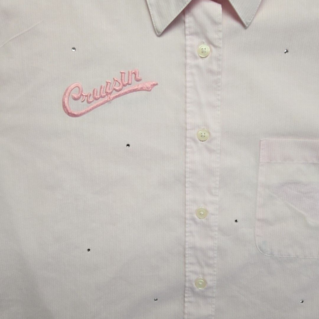 Other Pink Car Shirt Cruisin Graphic Rhinestone L Button Up Size US L / EU 52-54 / 3 - 5 Thumbnail