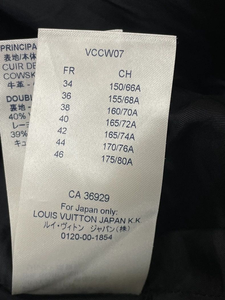 Louis Vuitton Louis Vuitton Black with white presbyopic full logo leathe Size 35" - 7 Thumbnail