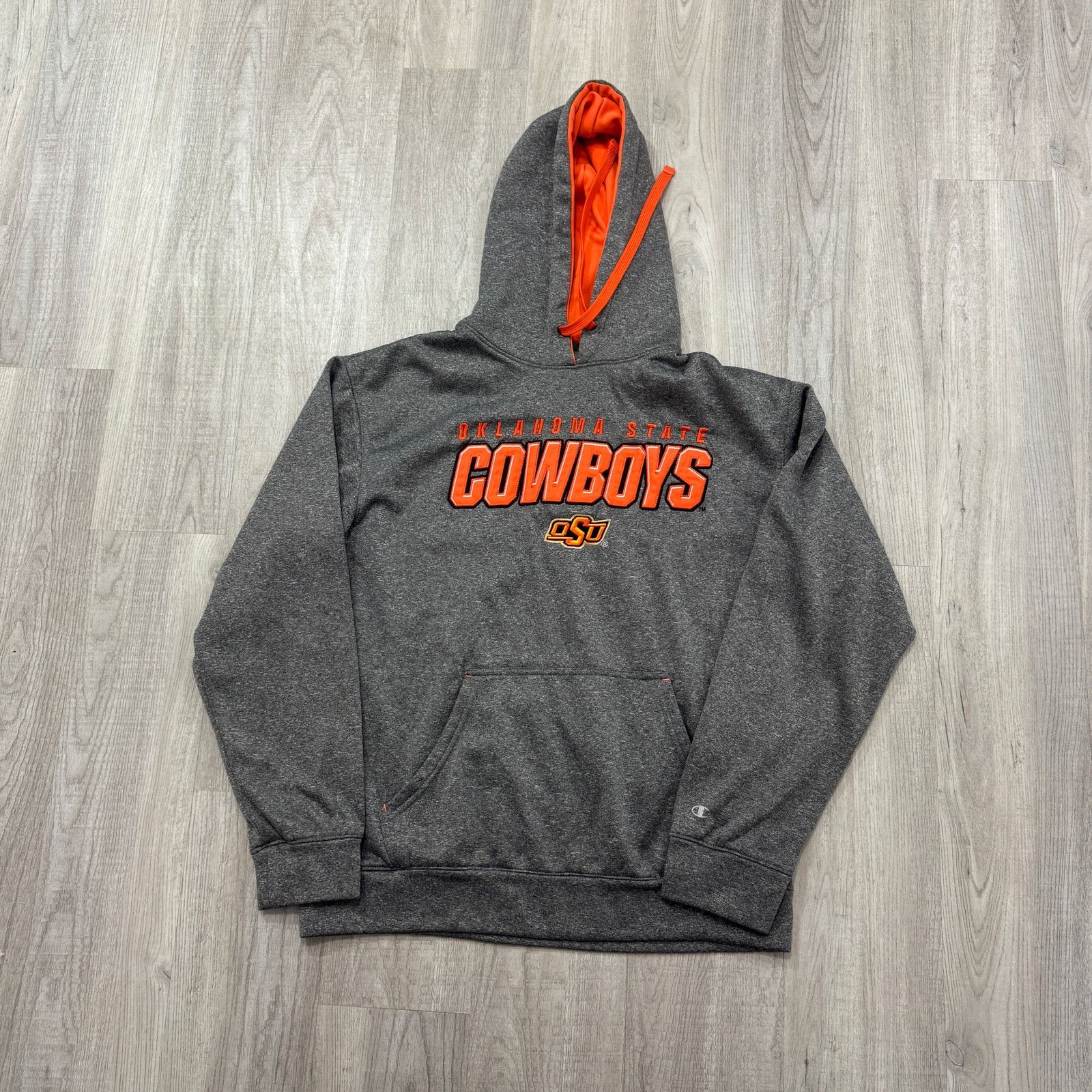 NCAA Oklahoma State Cowboys Sweatshirt Men's Medium Gray Orange Size US M / EU 48-50 / 2 - 1 Thumbnail