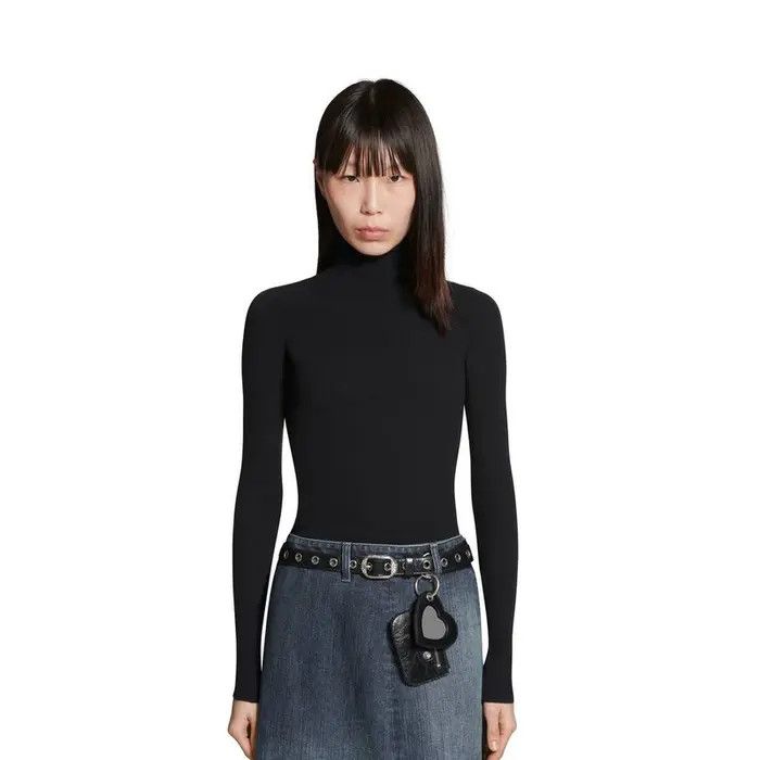 Balenciaga o1bcso1str0226 Size: 95 / Le Cagole Charms Belt In Black Size 38 - 2 Thumbnail
