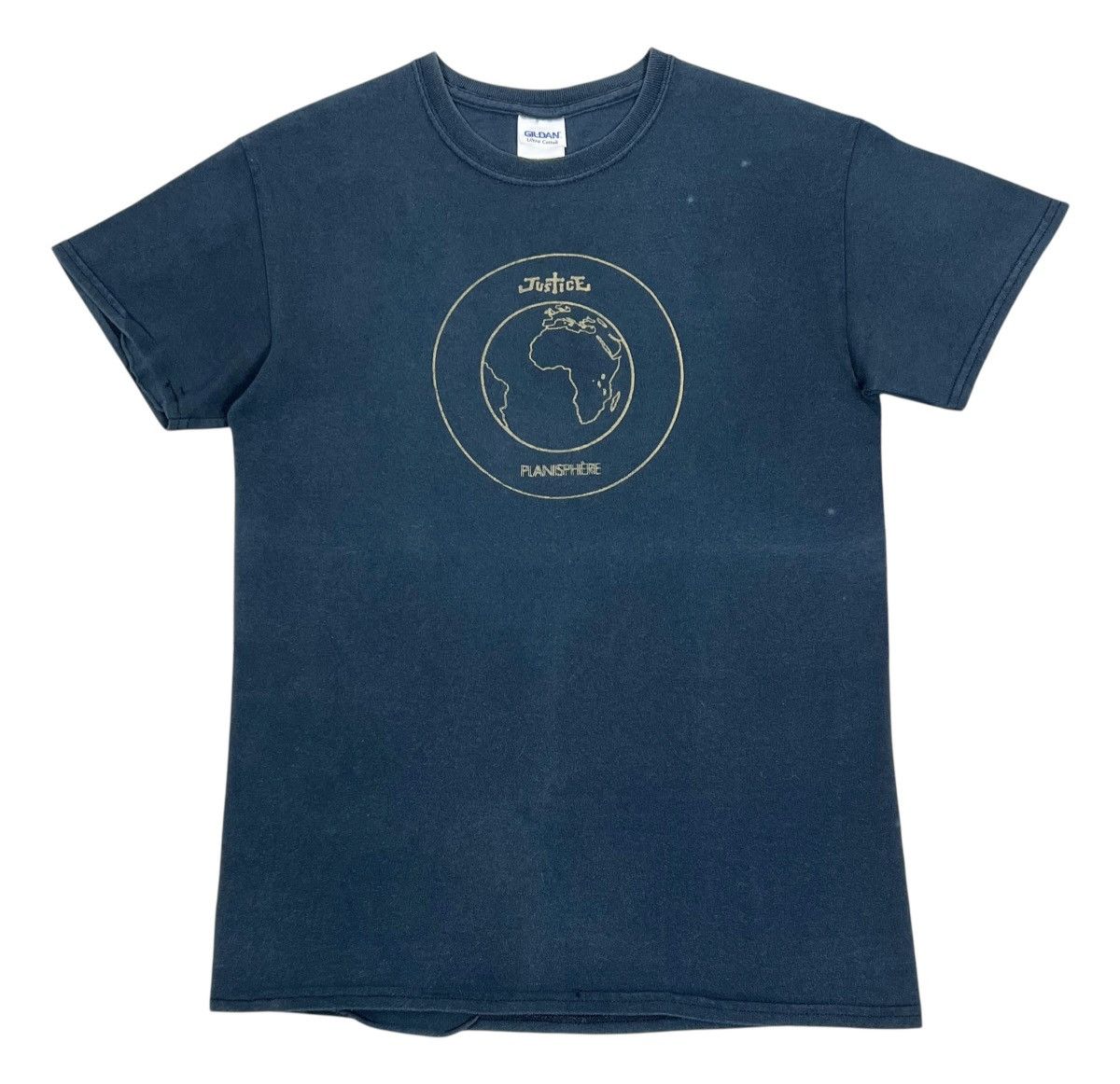 Band Tees Vintage Justice Electronic duo Planisphere 2008 EP Promo Tee Size US S / EU 44-46 / 1 - 1 Thumbnail