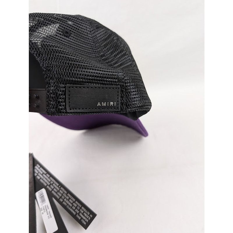Amiri o1rshd1 Q:4 / Size: OS / Trucker Cap / Hat in Purple Size ONE SIZE - 6 Thumbnail