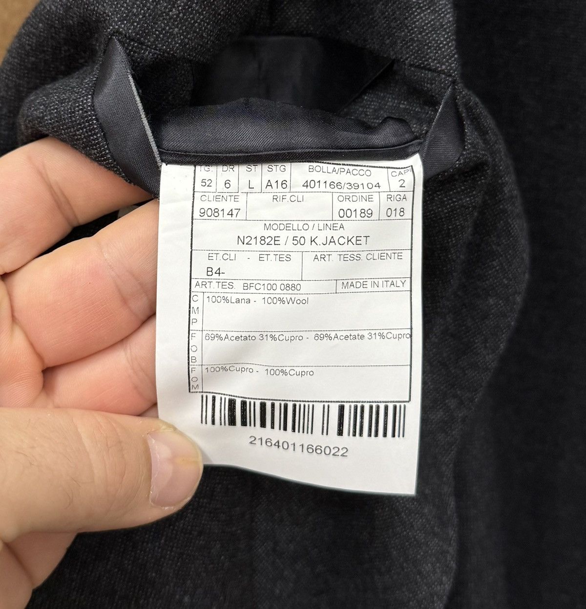 Boglioli Boglioli K. Jacket Gray Graphite Wool Blazer Size 42L - 8 Thumbnail