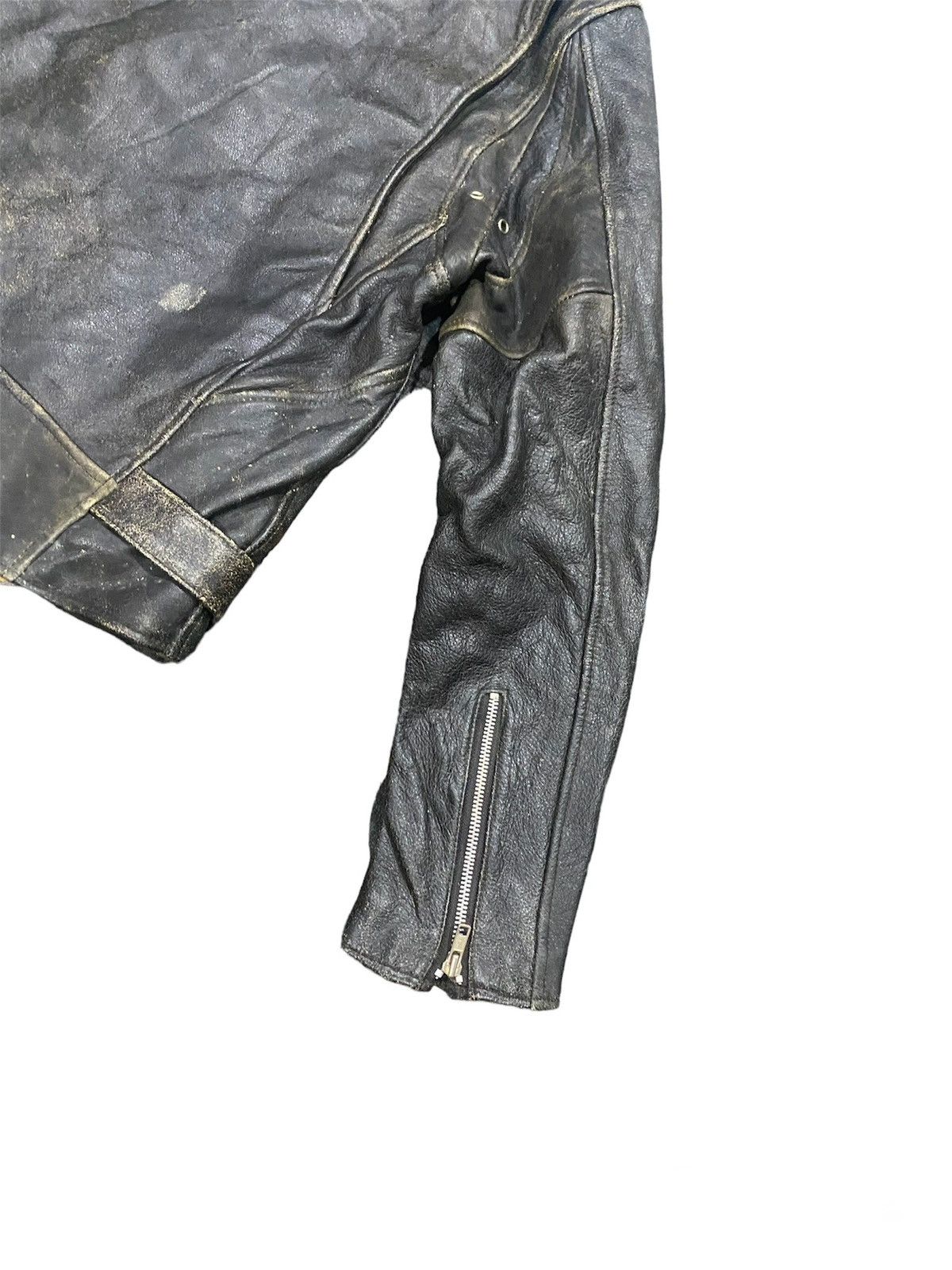 Kadoya ASYMMETRIC LEATHER JACKET PUNK MAGAZINE SEDITIONARIES RARE Size US M / EU 48-50 / 2 - 4 Thumbnail