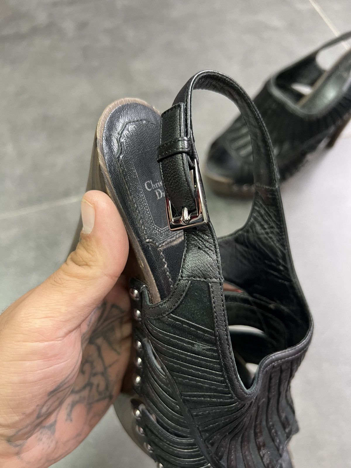 Dior Archive Dior John Galliano couchette y2k heels sandals Size US 8.5 / IT 38.5 - 5 Thumbnail