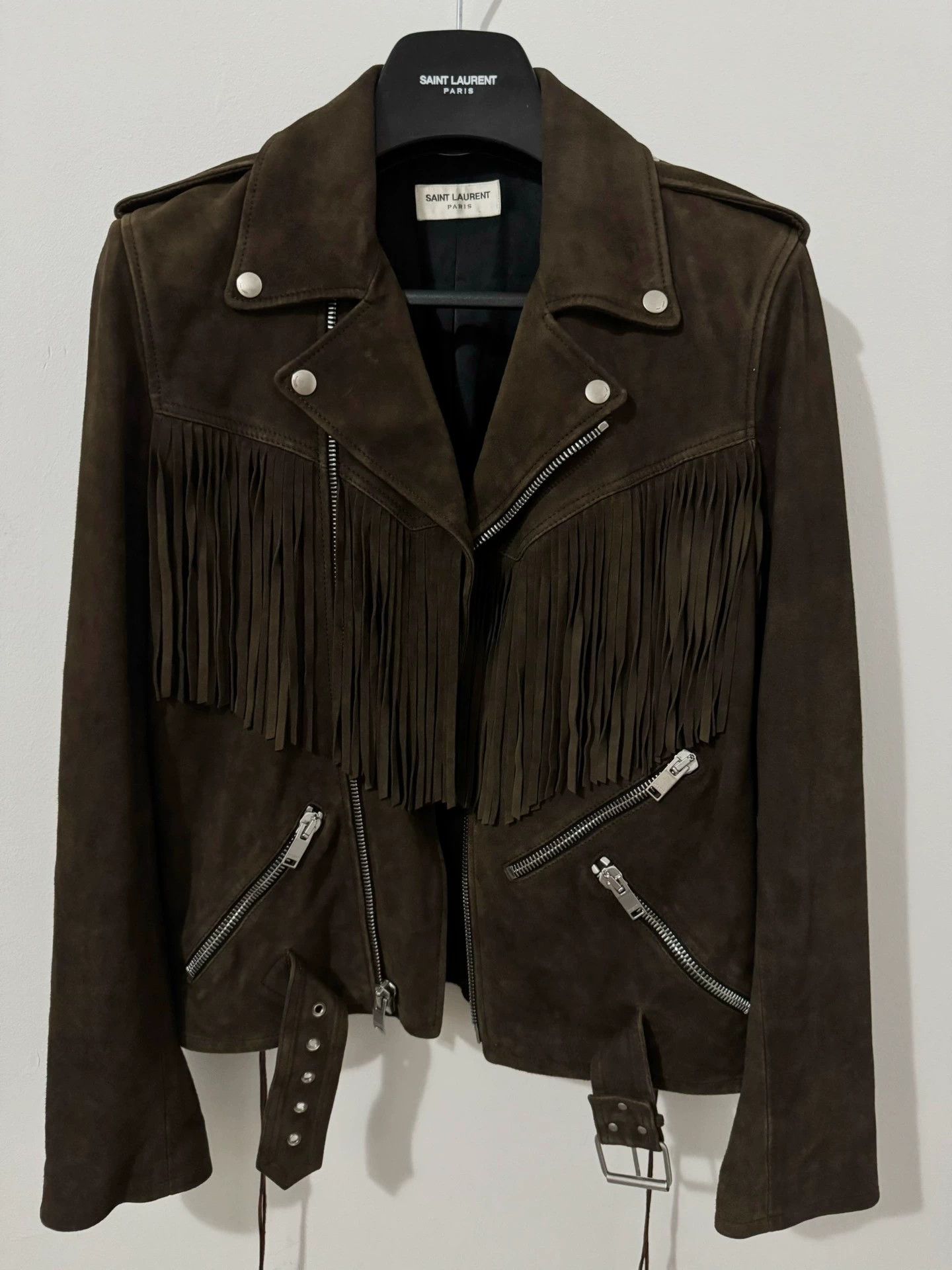 Saint Laurent Paris Authentic Saint Laurent SLP16FW Suede Jacket Size US M / EU 48-50 / 2 - 1 Thumbnail
