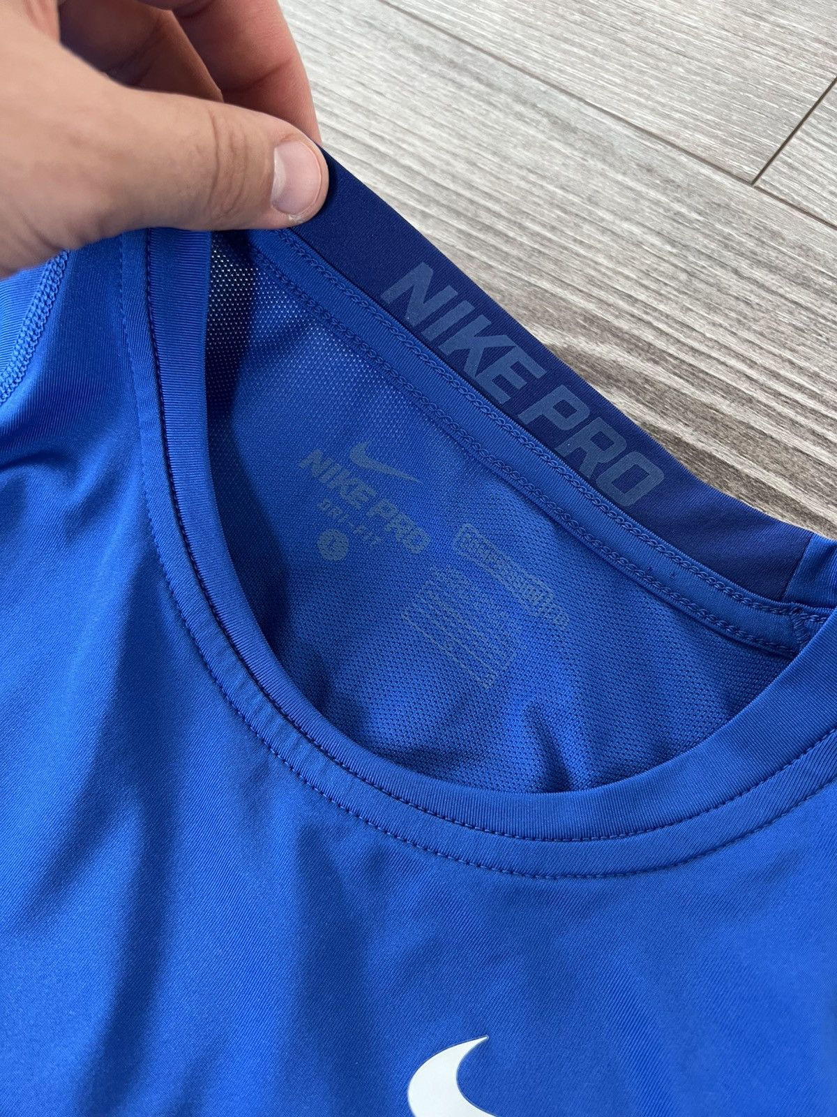 Nike Nike Pro Combat Onyx Rashguard Compression Gym Tee Size US L / EU 52-54 / 3 - 12 Thumbnail