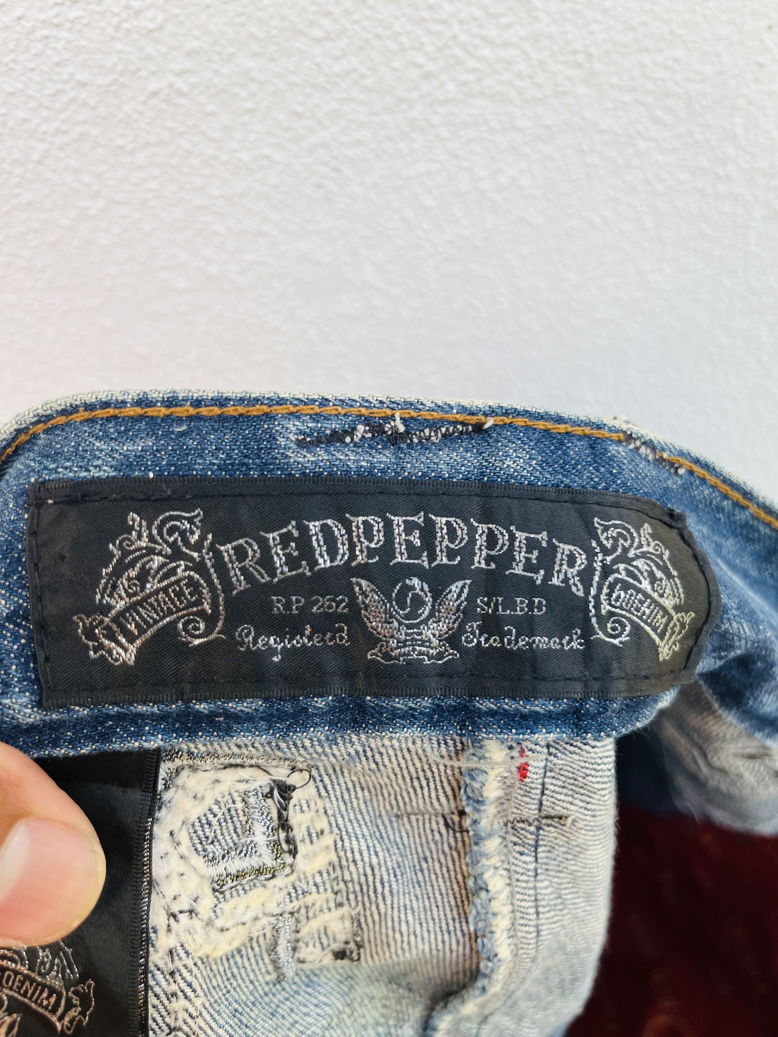 Japanese Brand × Vintage Vintage Red Pepper Japanese Designer Fashion Style Size US 36 / EU 52 - 16 Thumbnail