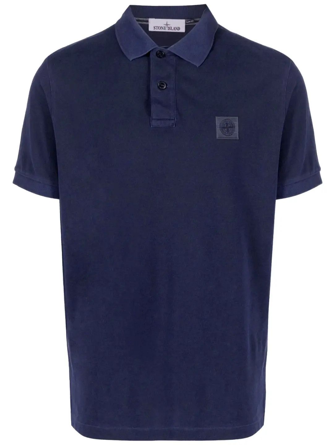 image of Stone Island Blue Compass Polo 10152Sc67.a0020, Men's (Size XL)