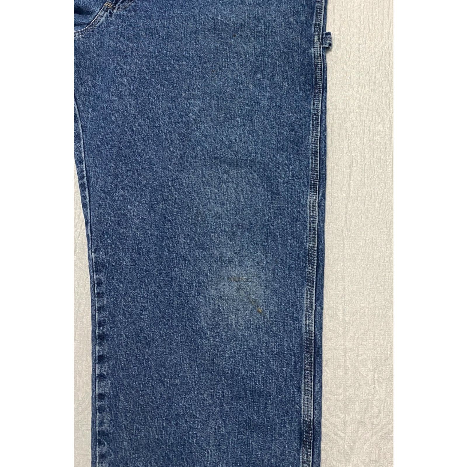 Wrangler VINTAGE Wrangler Hero Carpenter Jeans Mens Size 40x30 Blue Straight Wide-Leg Size US 40 / EU 56 - 3 Thumbnail