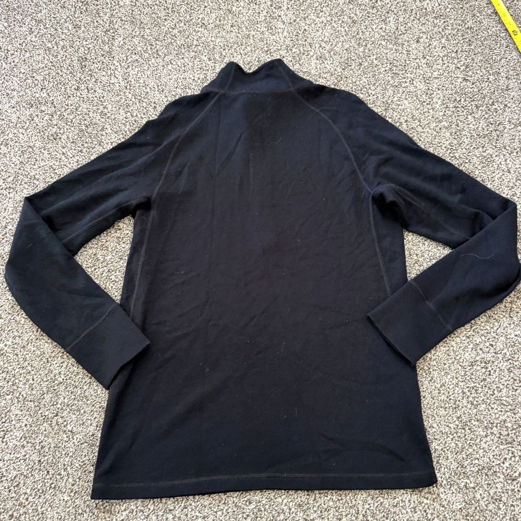 Vintage WoolX 100% Australian Merino Wool Midweight 1/4 Zip Black Men's Size L Size US L / EU 52-54 / 3 - 6 Thumbnail