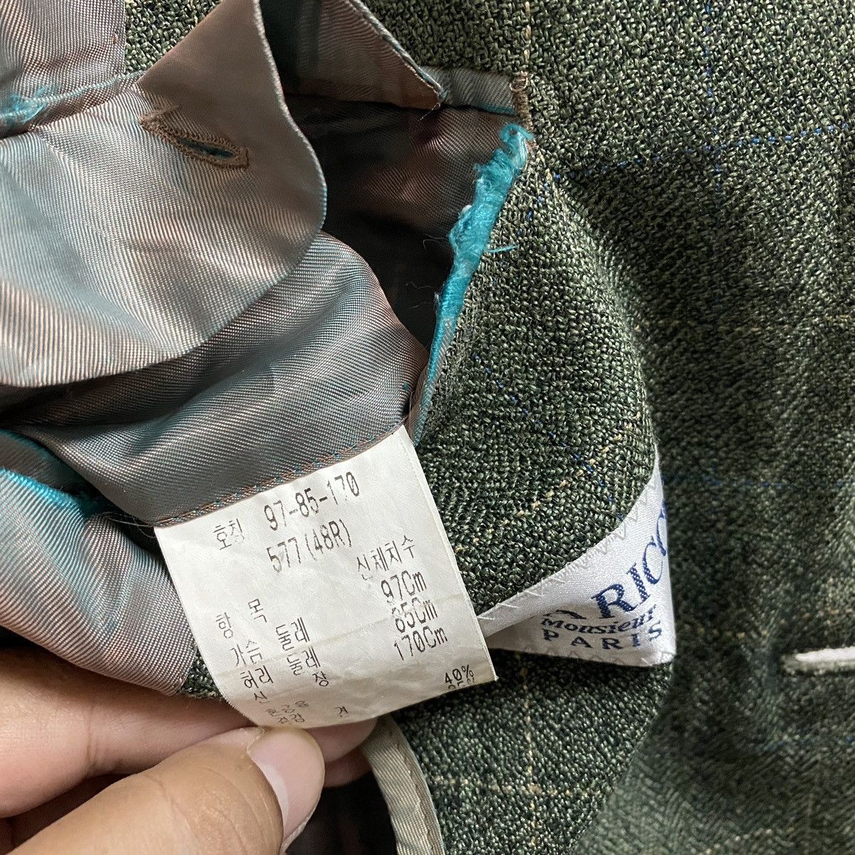 Japanese Brand × Vintage Vintage NINA RICCI Monsieur PARIS Coat jacket Size 44L - 12 Thumbnail