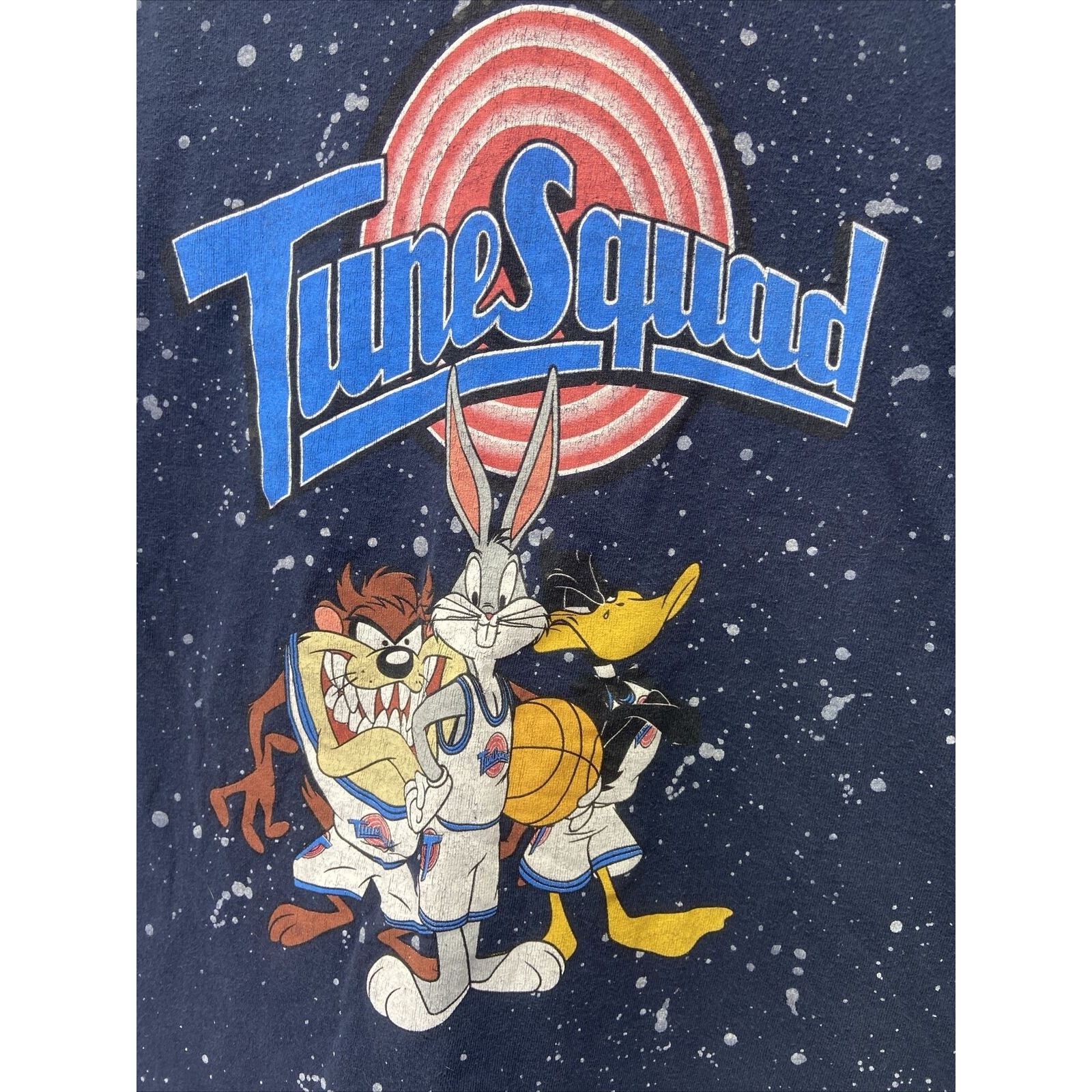 Warner Bros Tune Squad Paint Splatter Short Sleeve T-Shirt Size Med Size US M / EU 48-50 / 2 - 3 Thumbnail