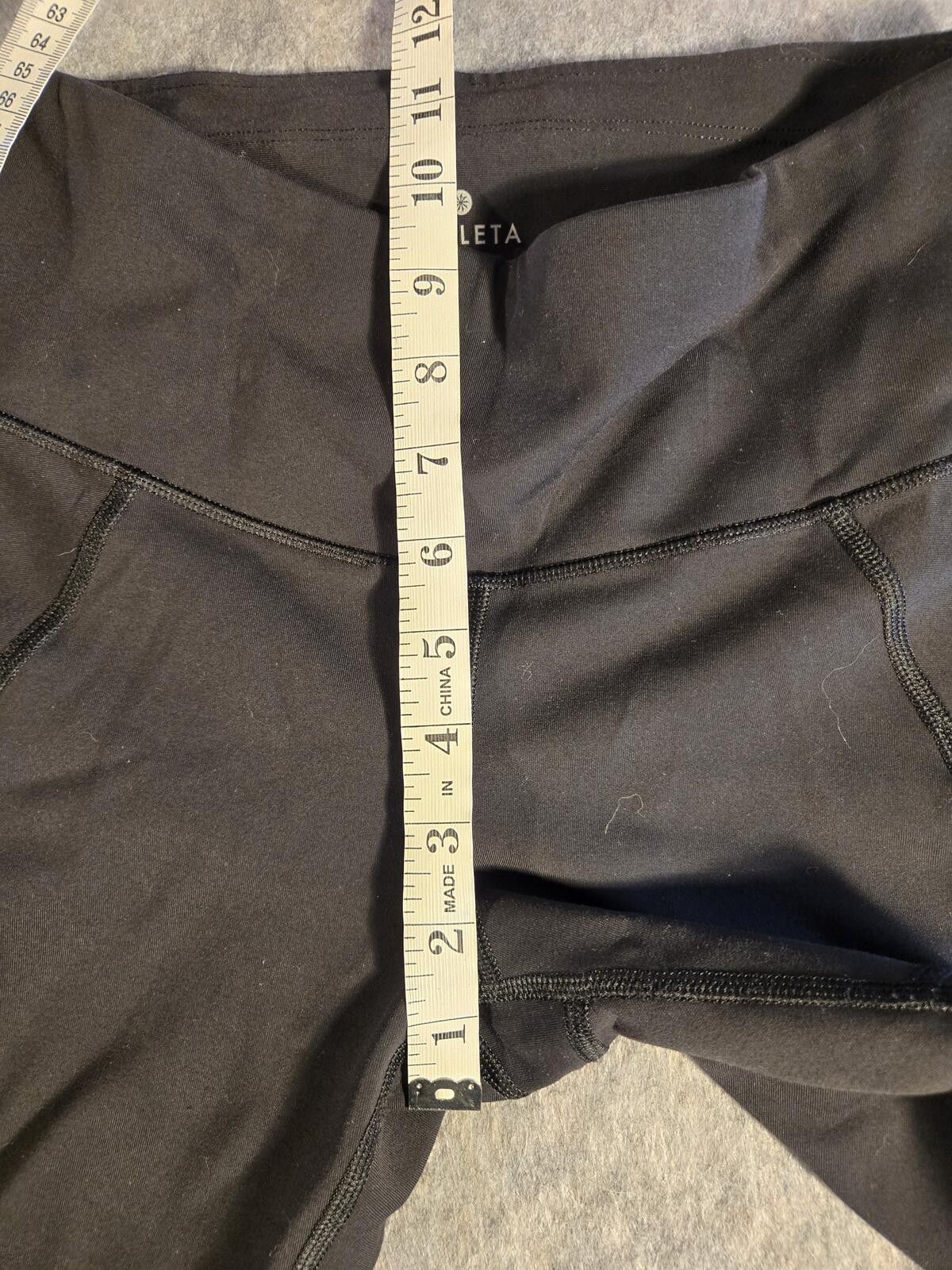 Other Athleta Stealth Mesh Black Leggings Sz S Yoga Gym Training Size 28" / US 6 / IT 42 - 7 Thumbnail