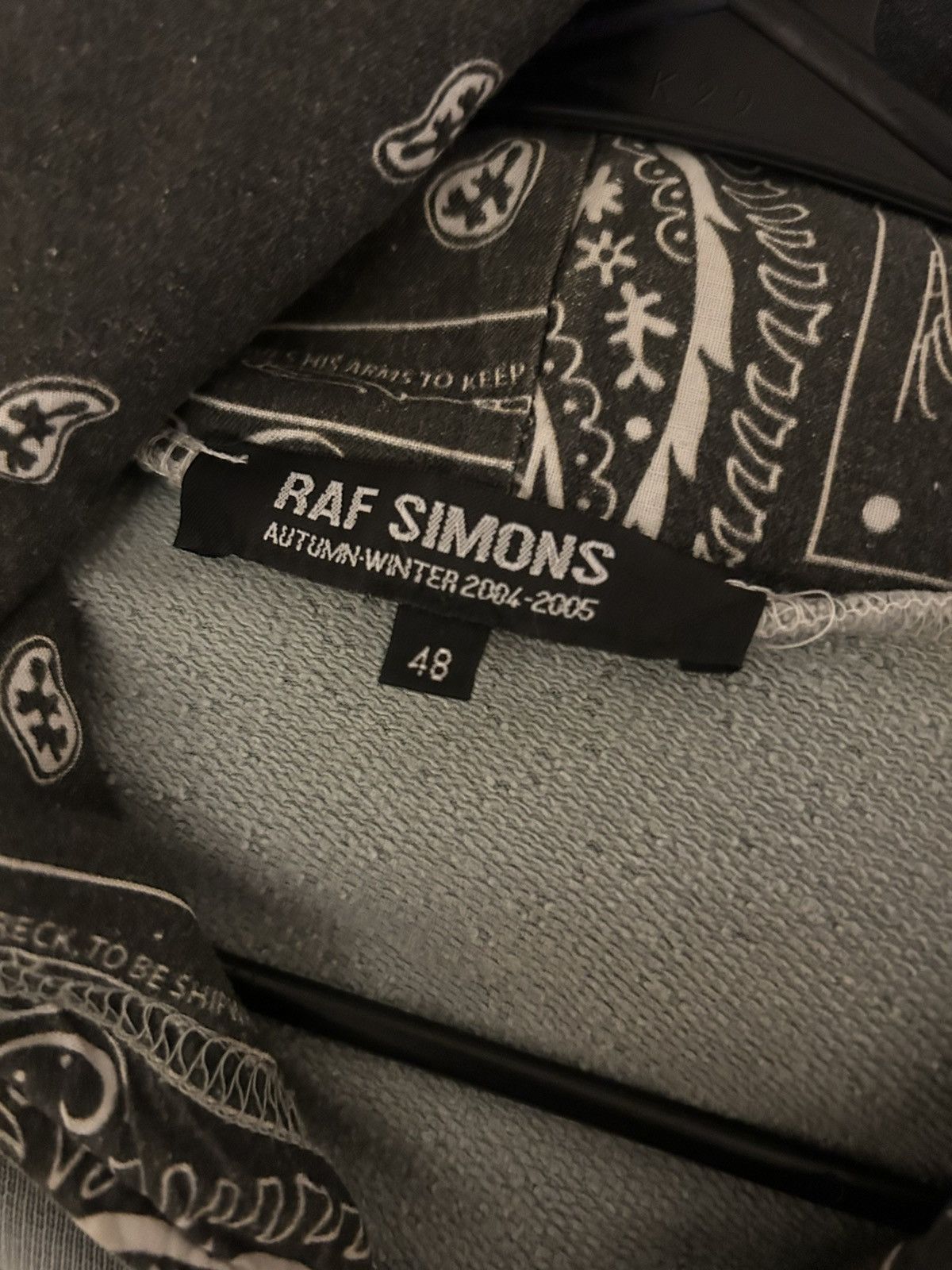 Raf Simons Raf simons aw04 waves reverse paisley Size US L / EU 52-54 / 3 - 3 Thumbnail