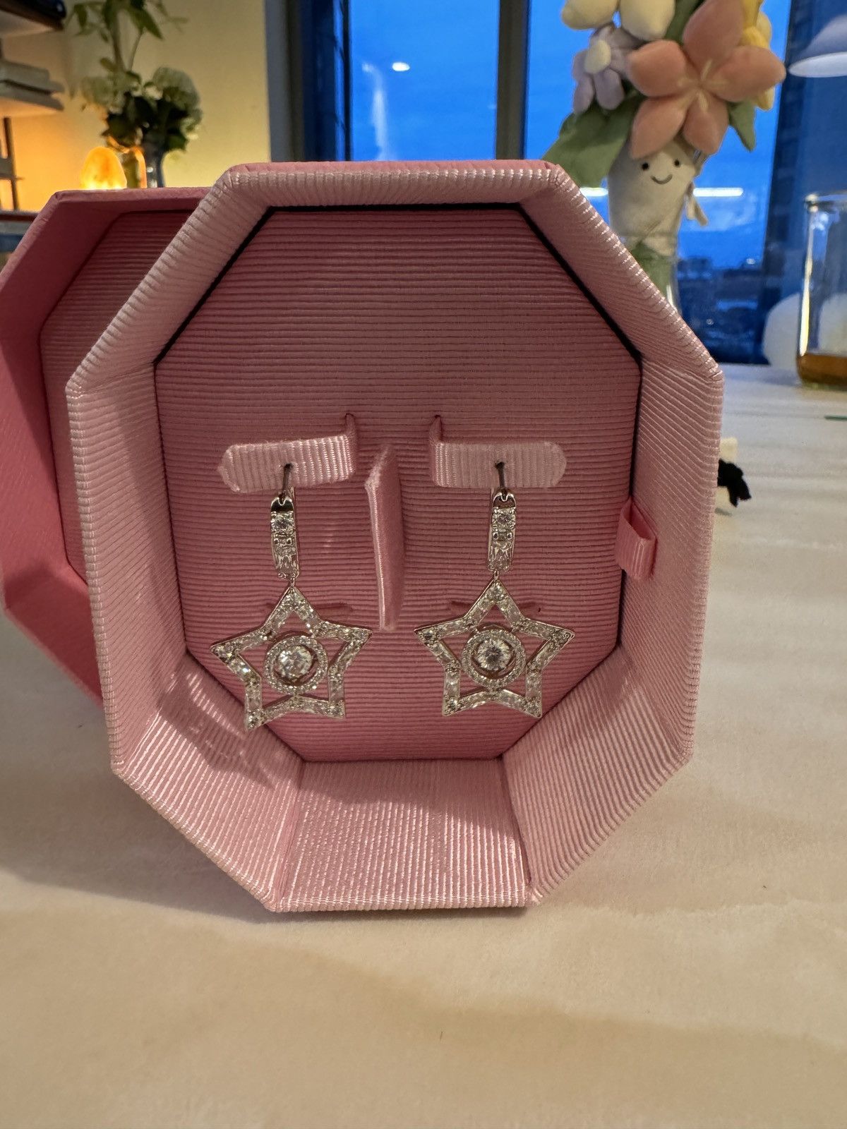 Swarovski Shiny star crystal earrings Size ONE SIZE - 2 Thumbnail