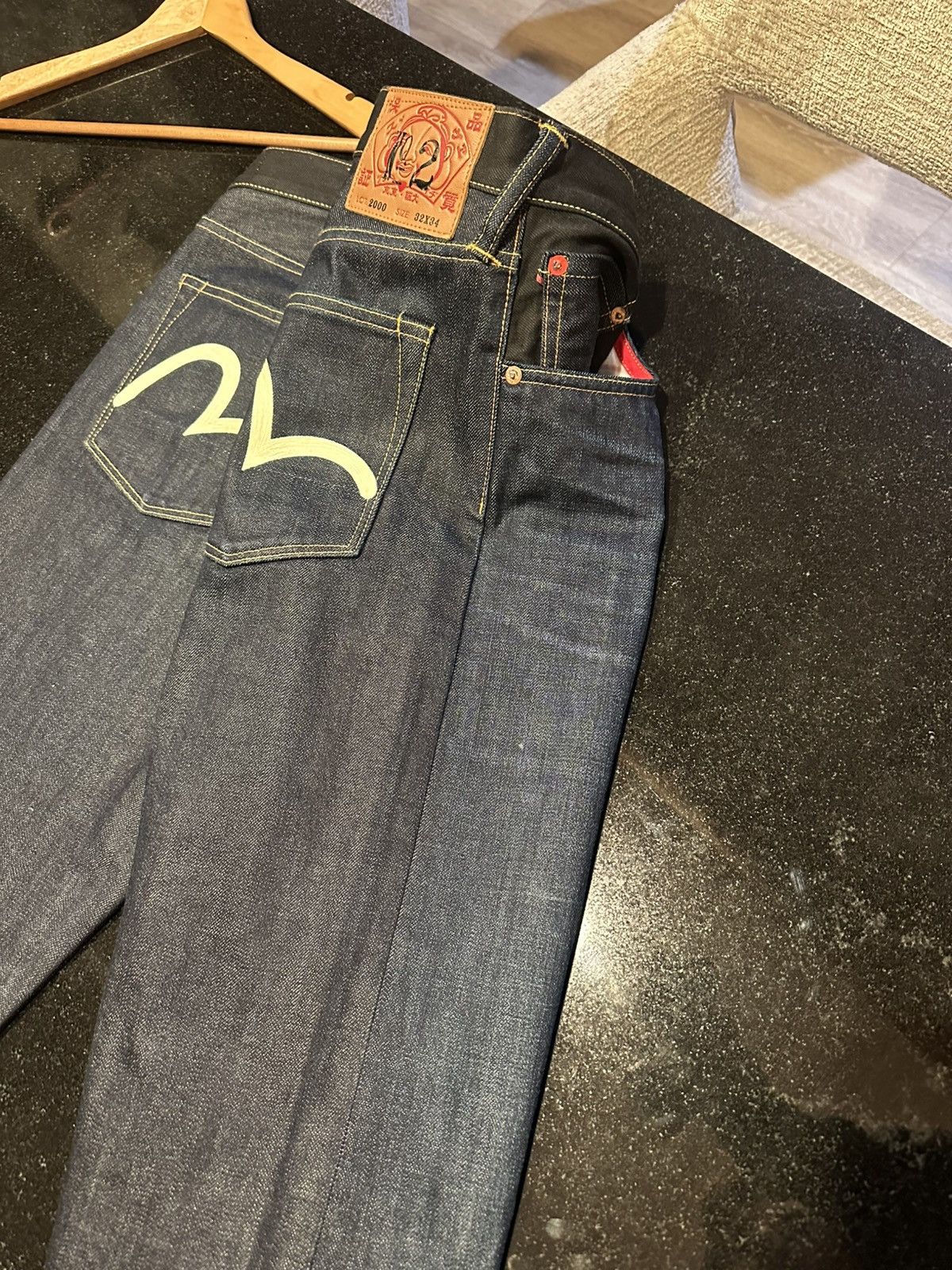 Evisu Evisu dual tonal denim jeans Size US 32 / EU 48 - 4 Thumbnail