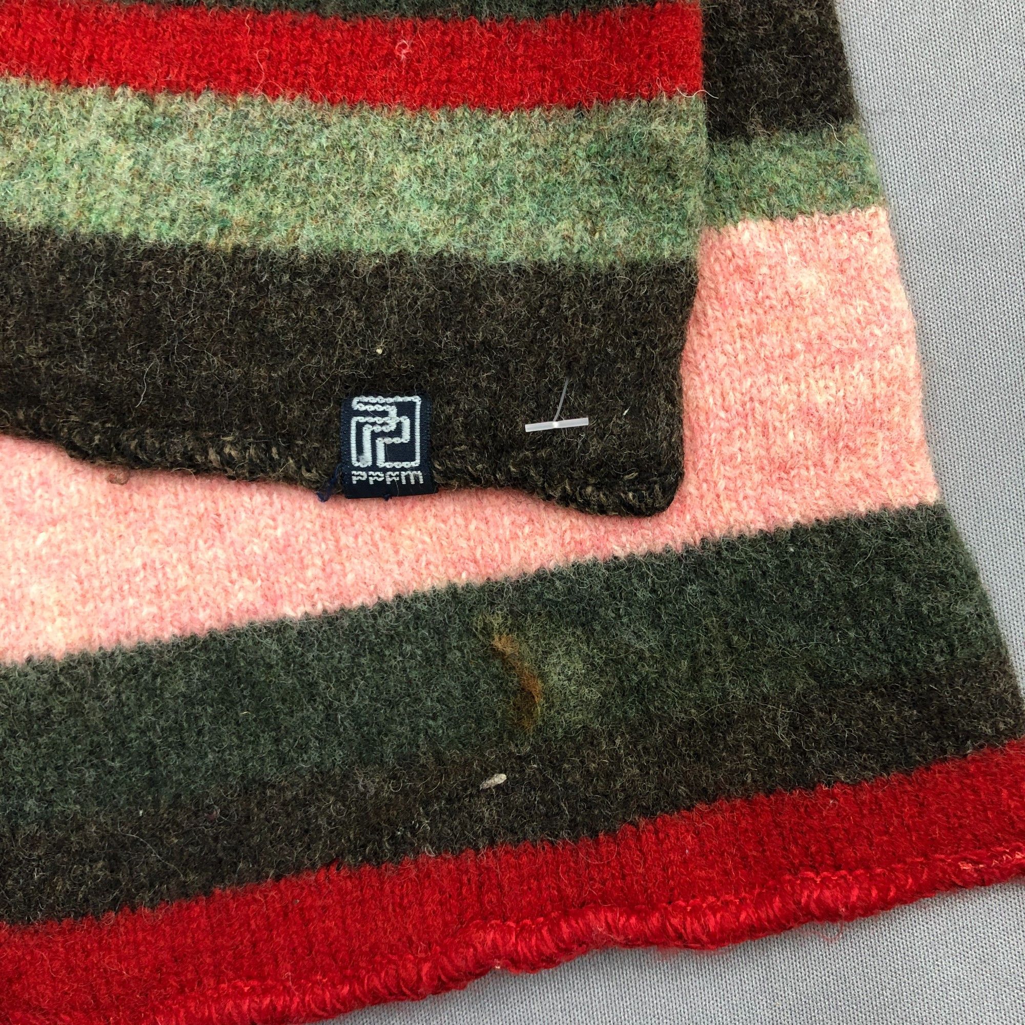 PPFM Vintage PPFM Scarf Muffler Wool Ribbed Knit Winter Scarves Size ONE SIZE - 5 Thumbnail