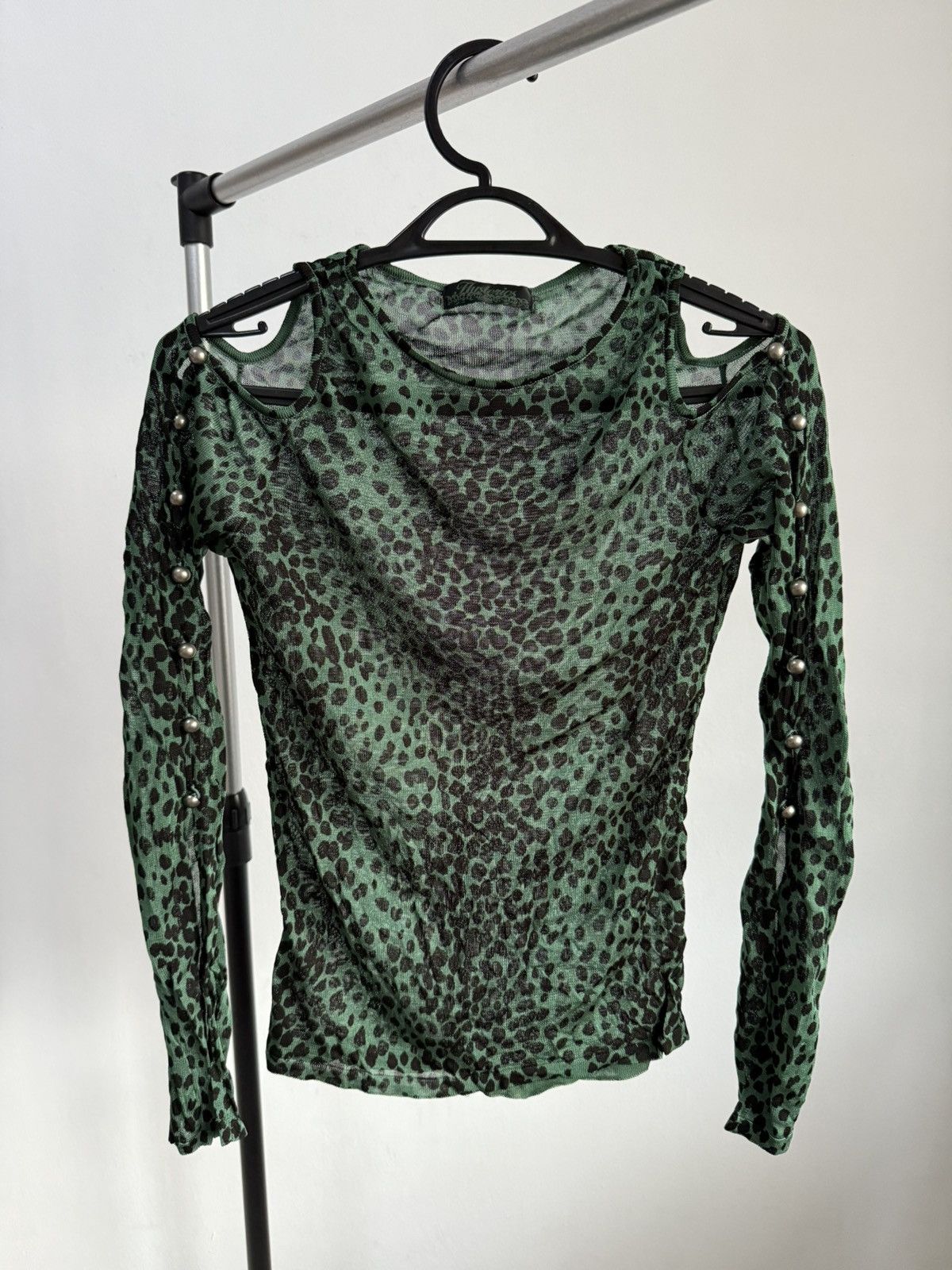 Hysteric Glamour Hysteric Glamour green leopard print long-sleeve Size S / US 4 / IT 40 - 1 Thumbnail