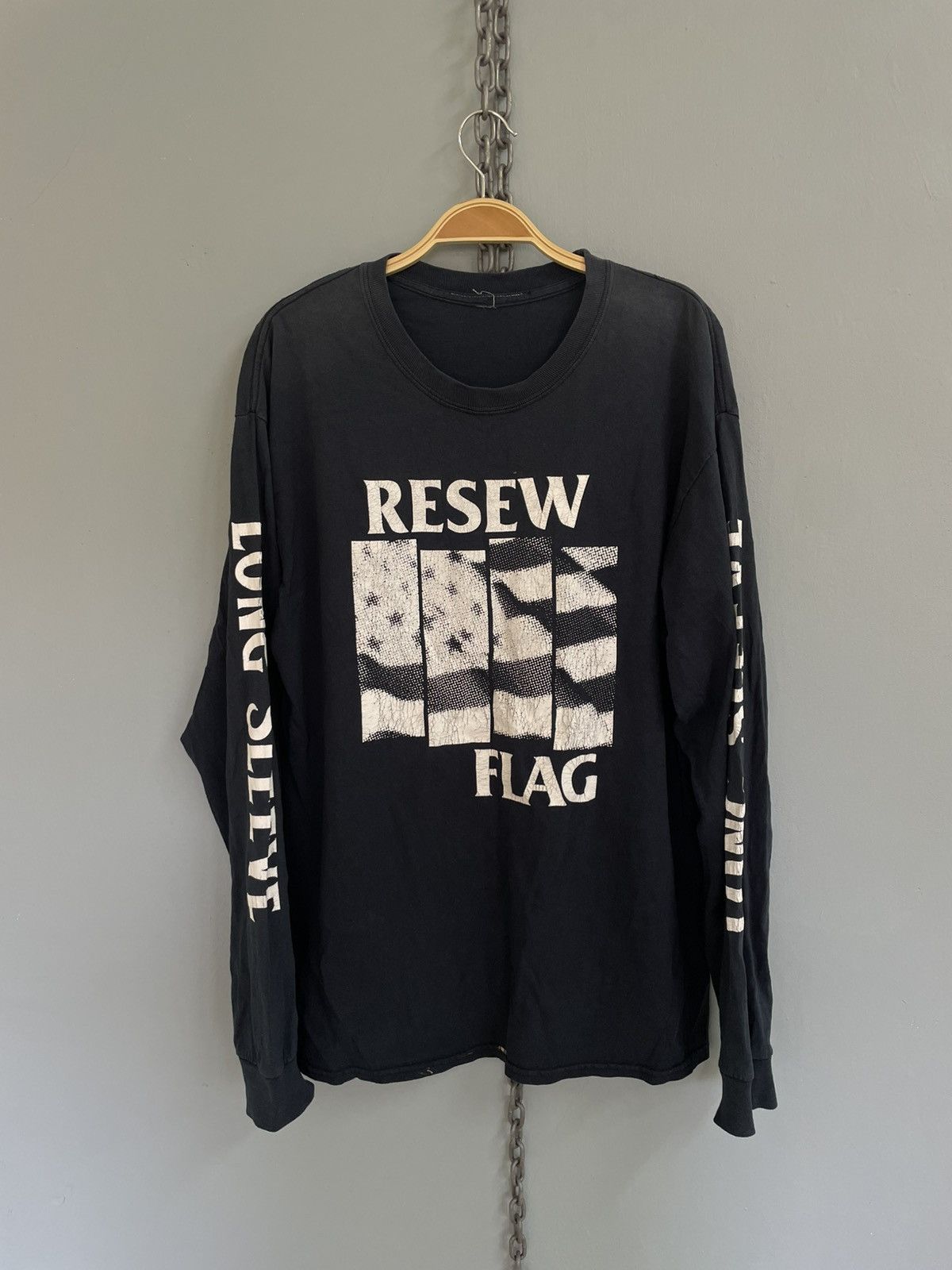 Other Resew Flag long sleeve Black Flag design t shirt Size US L / EU 52-54 / 3 - 1 Thumbnail