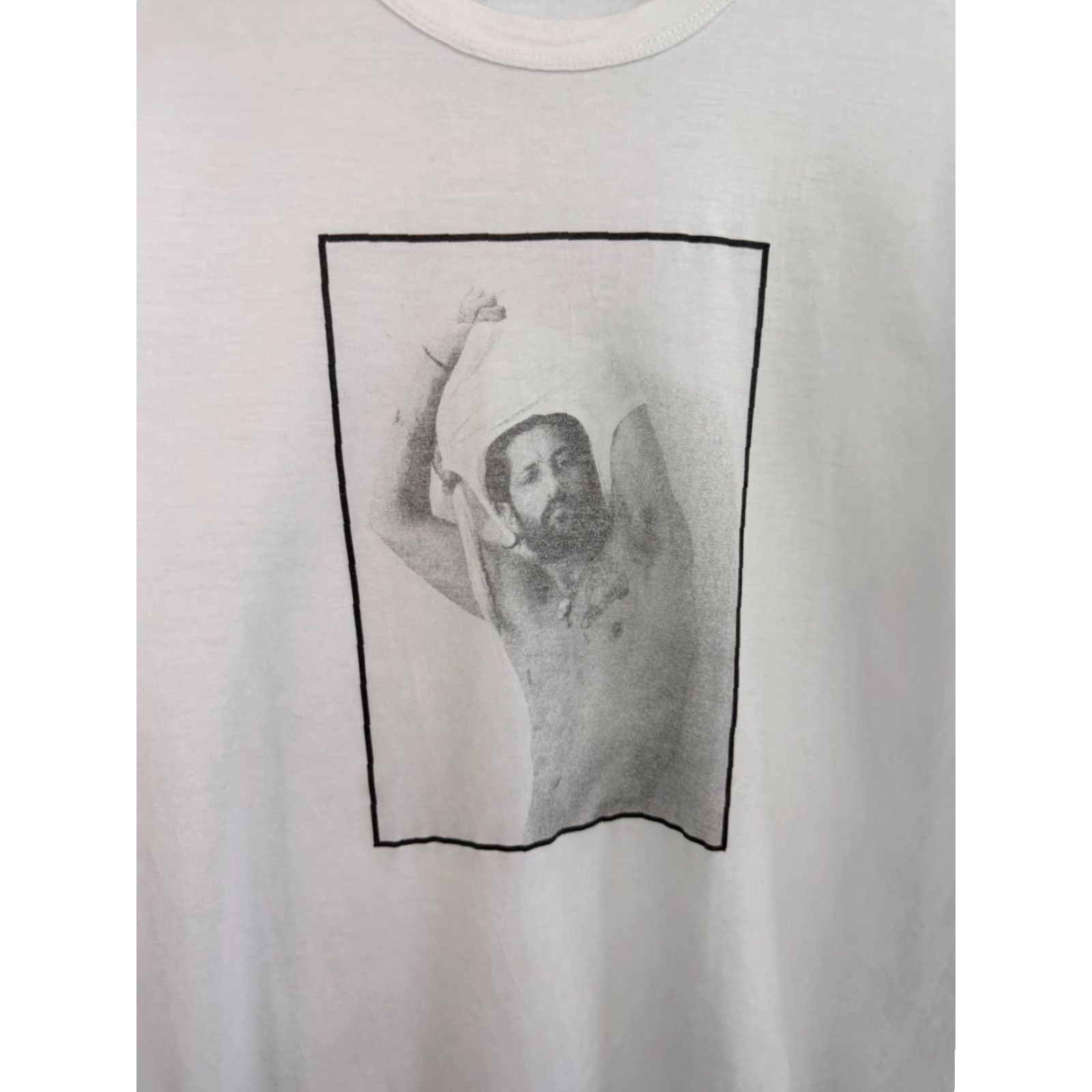 Dolce & Gabbana VINTAGE Dolce&Gabbana T-Shirt Men M White Tony Ward Photo by Stefano Guindani Size US M / EU 48-50 / 2 - 4 Thumbnail