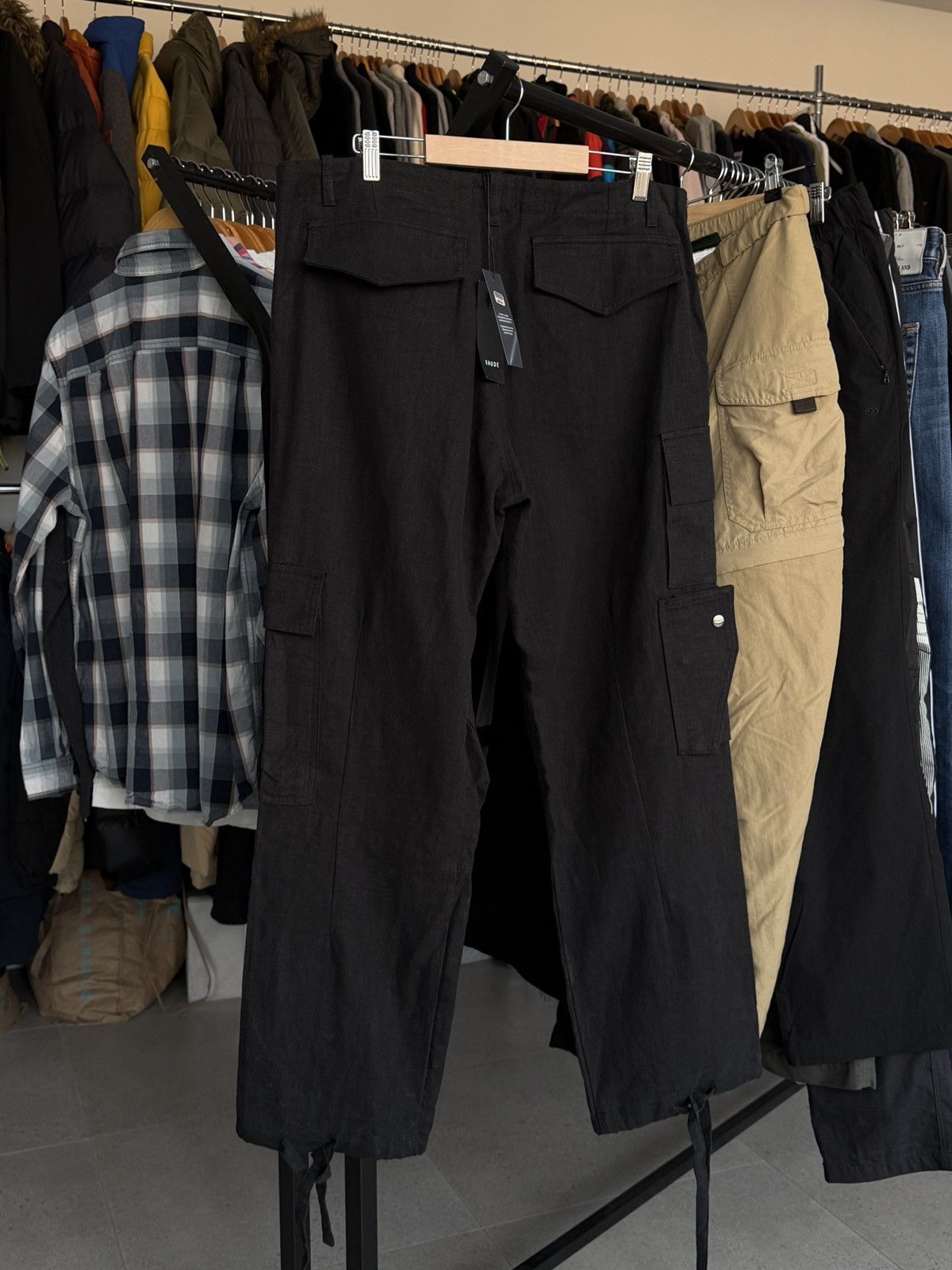 Rhude Rhude linen multipocket cargo pants size XL Size US 36 / EU 52 - 12 Thumbnail