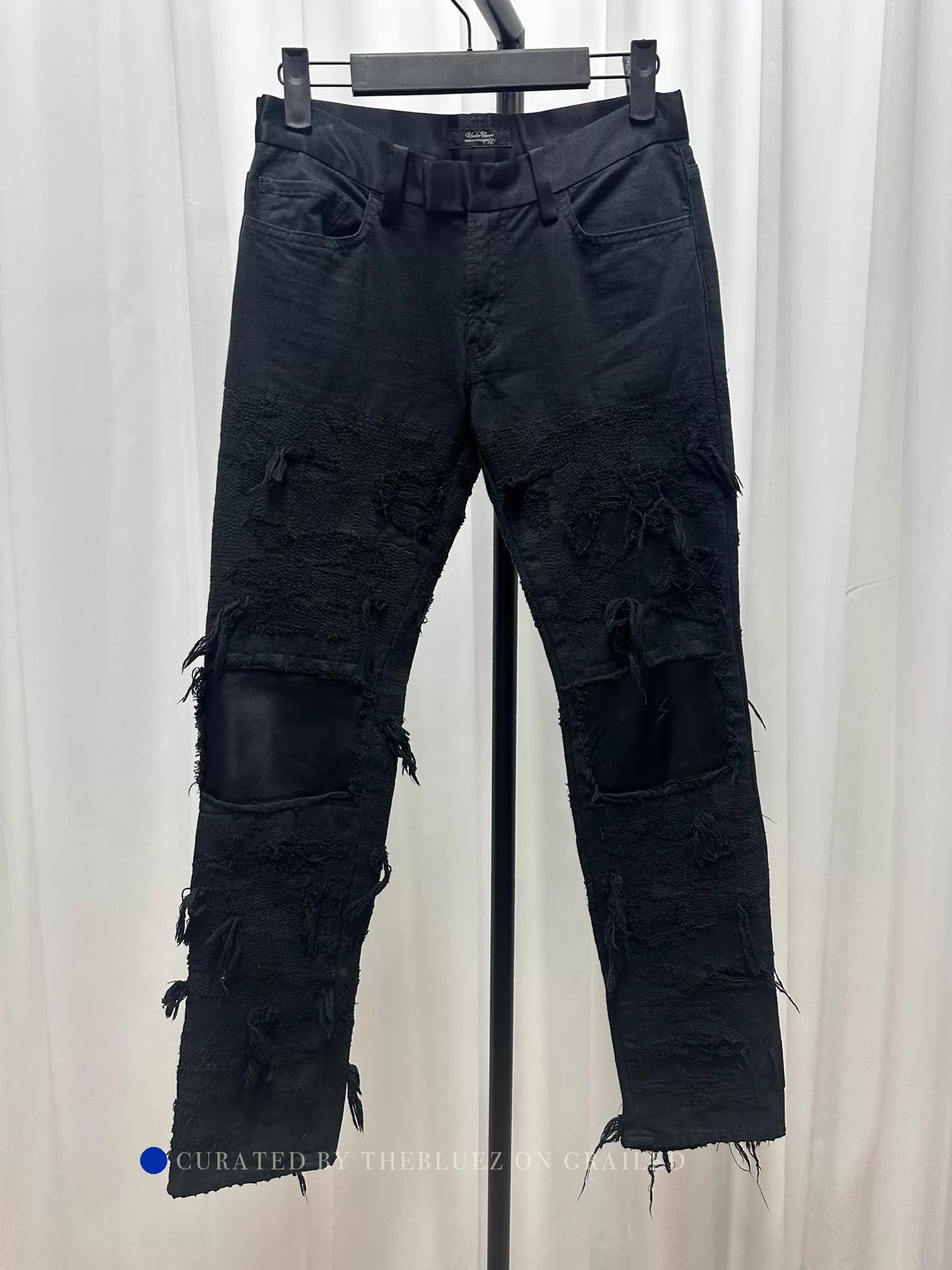 Undercover Destroyed Black Jeans Size 30 Size US 30 / EU 46 - 1 Thumbnail