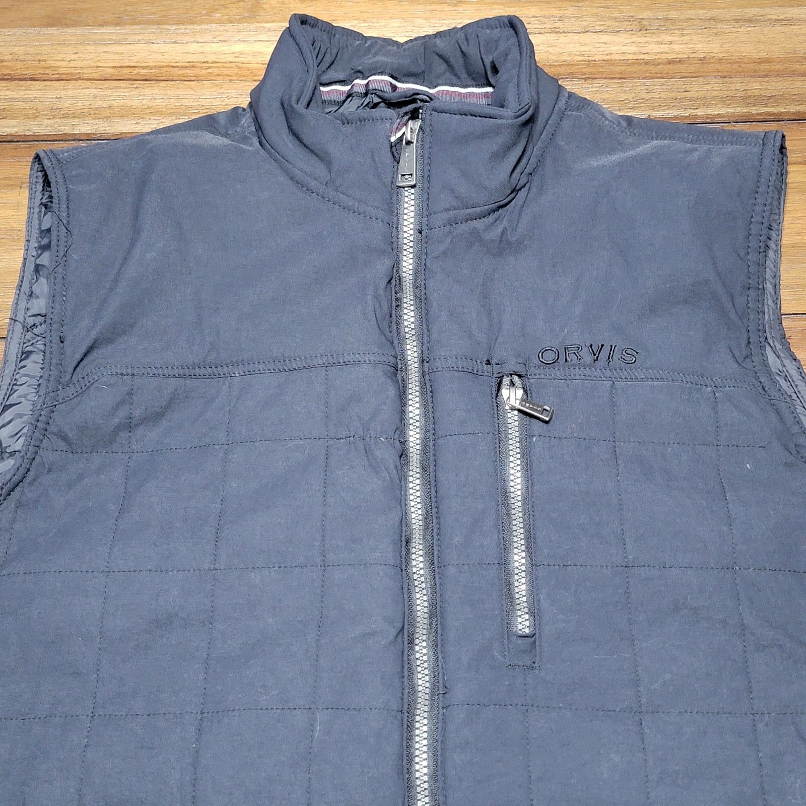 Orvis Orvis Black Quilted Unisex Vest w/ Chest Pocket - Size XL Size US XL / EU 56 / 4 - 2 Thumbnail