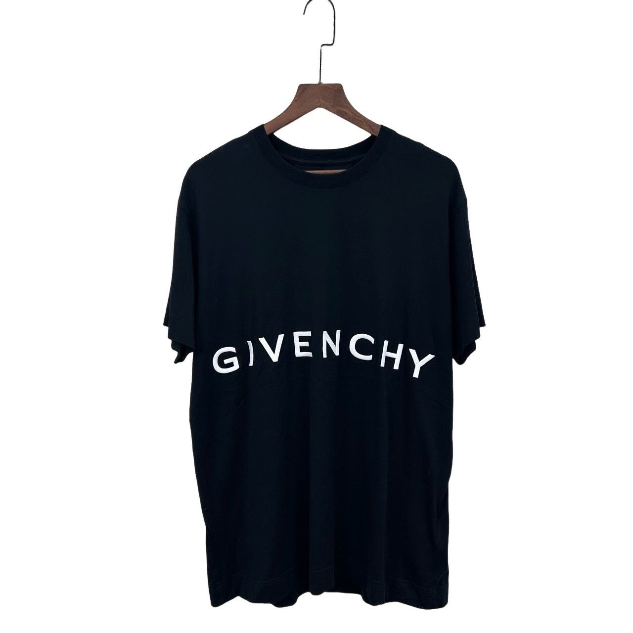 Givenchy Givenchy Logo Embroidery Short Sleeve T-Shirt Size M Size US M / EU 48-50 / 2 - 1 Thumbnail