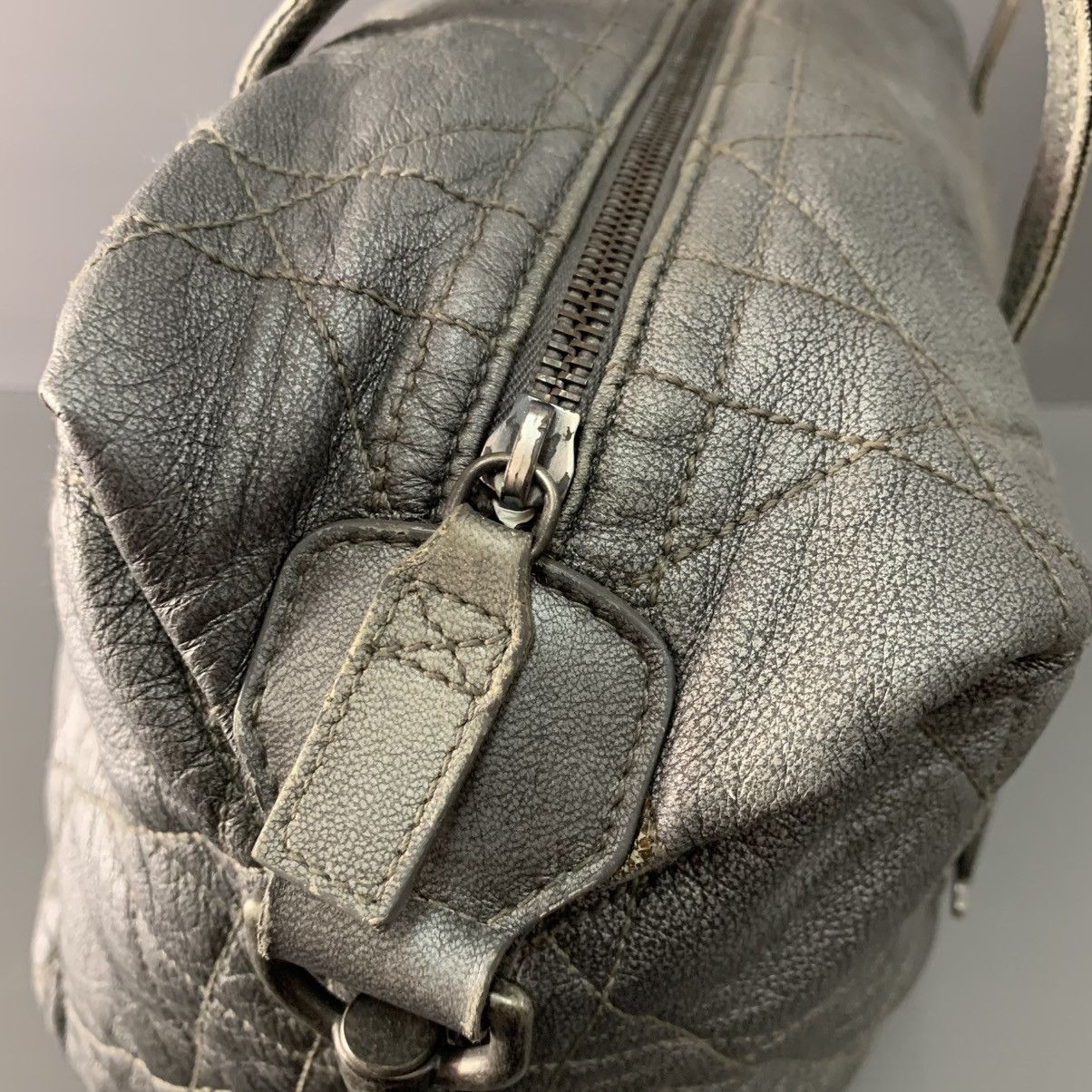 Christian Dior Monsieur Christian Dior Leather Boston Bag Size ONE SIZE - 11 Thumbnail