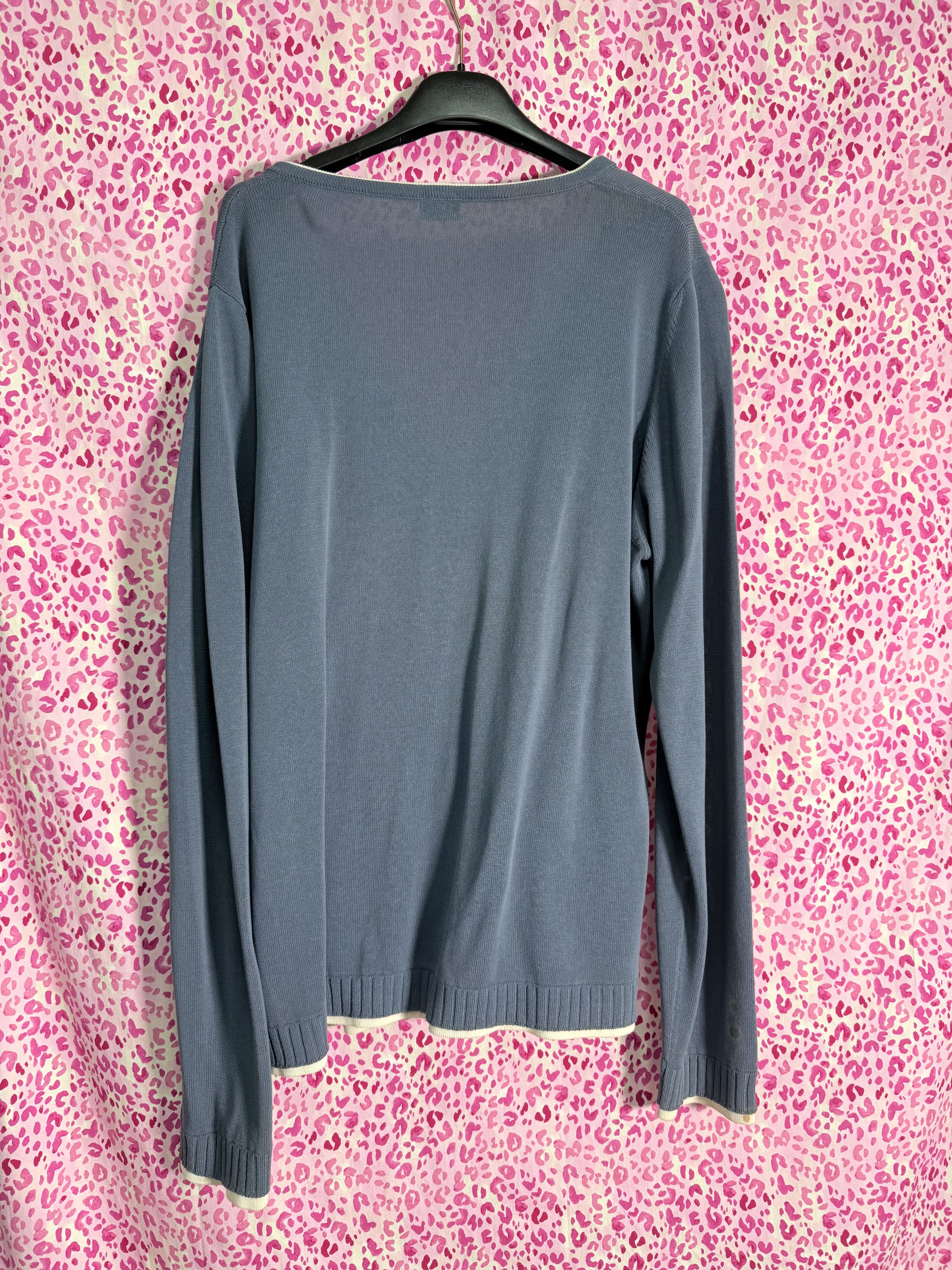 Jil Sander S/S 2003 Runway V Neck Sweater Size US L / EU 52-54 / 3 - 2 Thumbnail