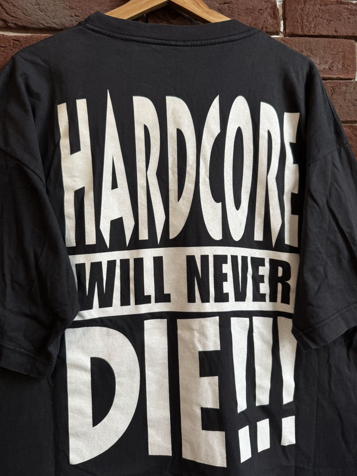 Band Tees Rare Vintage 1995 Thunderdome Wizard Gabber Band Tshirt 90s Size US XL / EU 56 / 4 - 4 Thumbnail