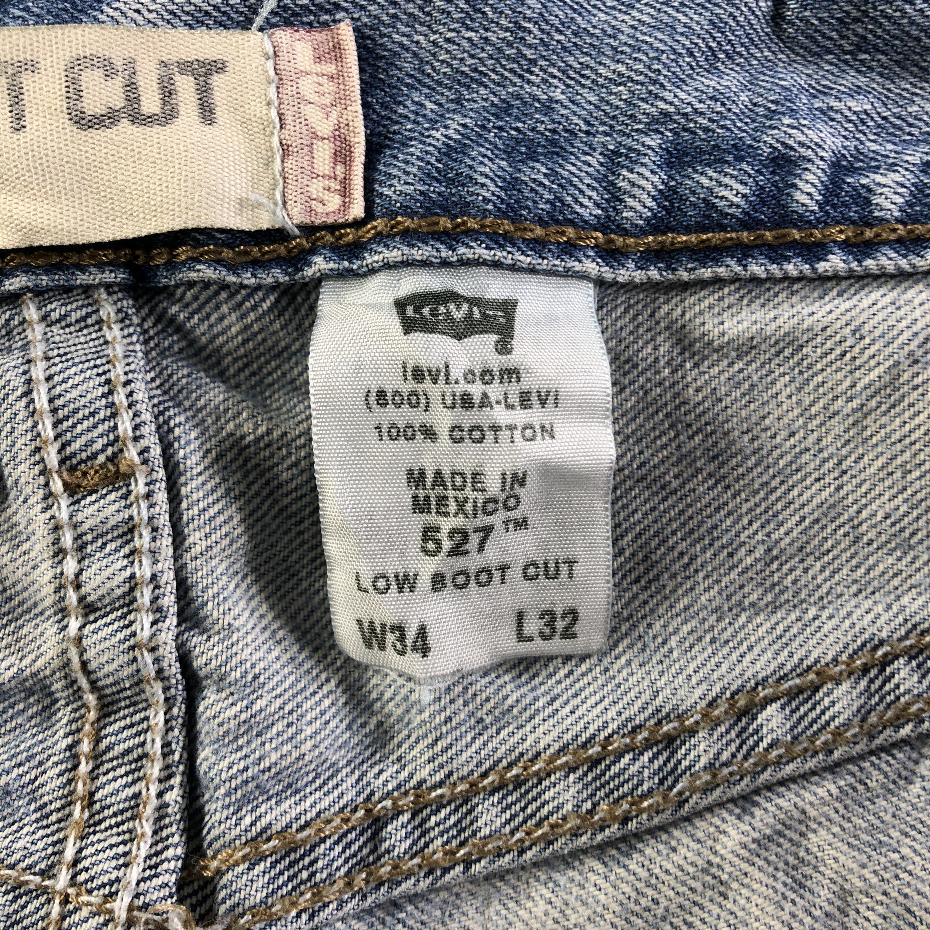Levi's Vintage Light Wash Levis 527 Jeans-J4150 Size US 35 - 11 Thumbnail