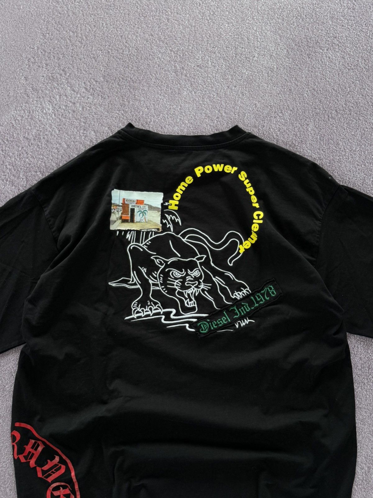 Diesel Diesel Y2K Streetwear Baggy Graphic T-Shirt Size US XL / EU 56 / 4 - 2 Thumbnail