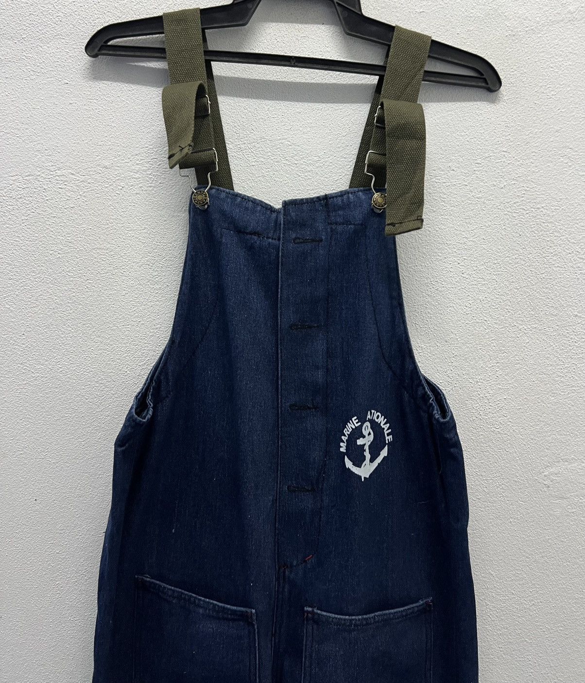 Vintage Vintage French Navy Marine Nationale Style Denim Overalls Size US 36 / EU 52 - 3 Thumbnail